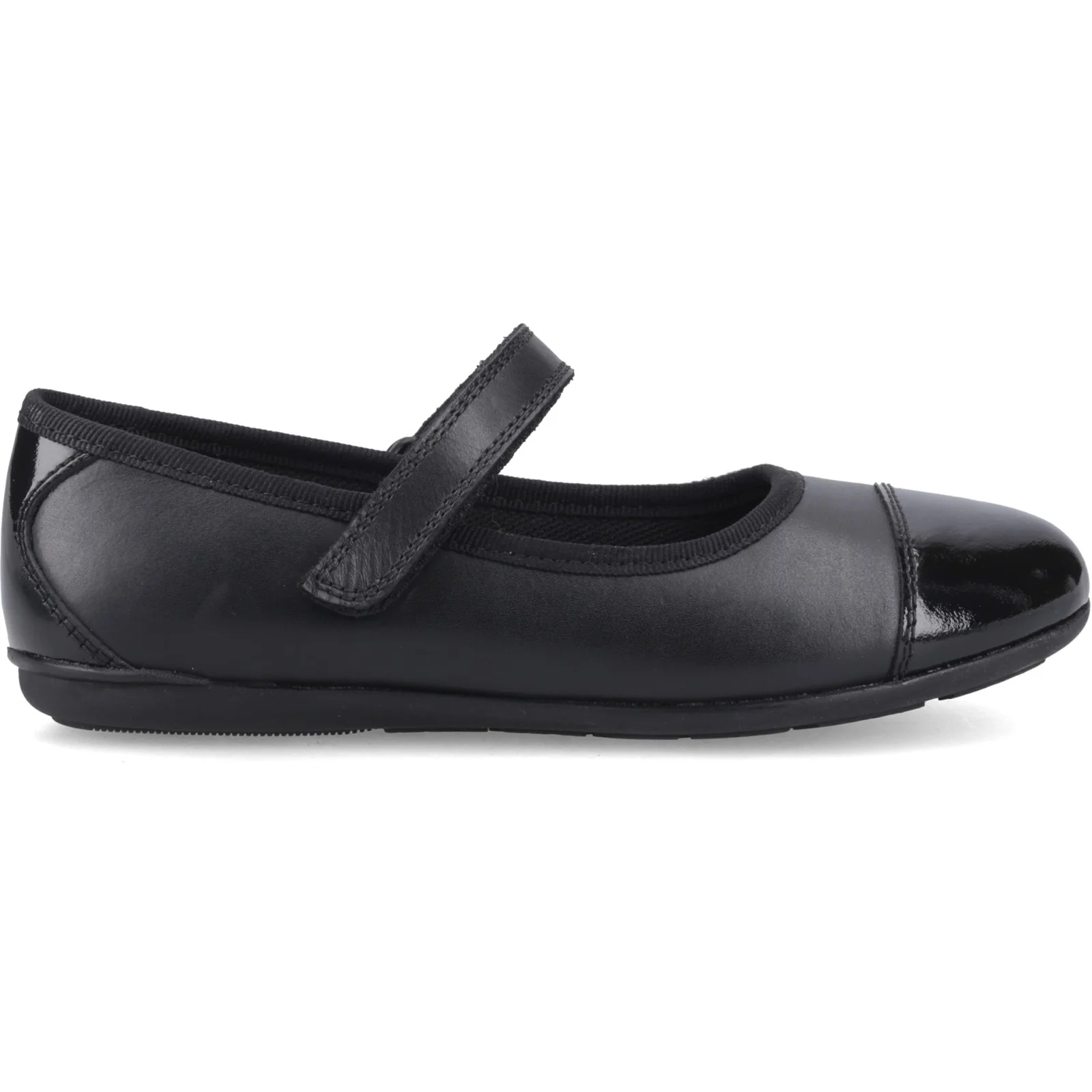 Hush Puppies Girls LOTTIE BALLERINA SNR Black
