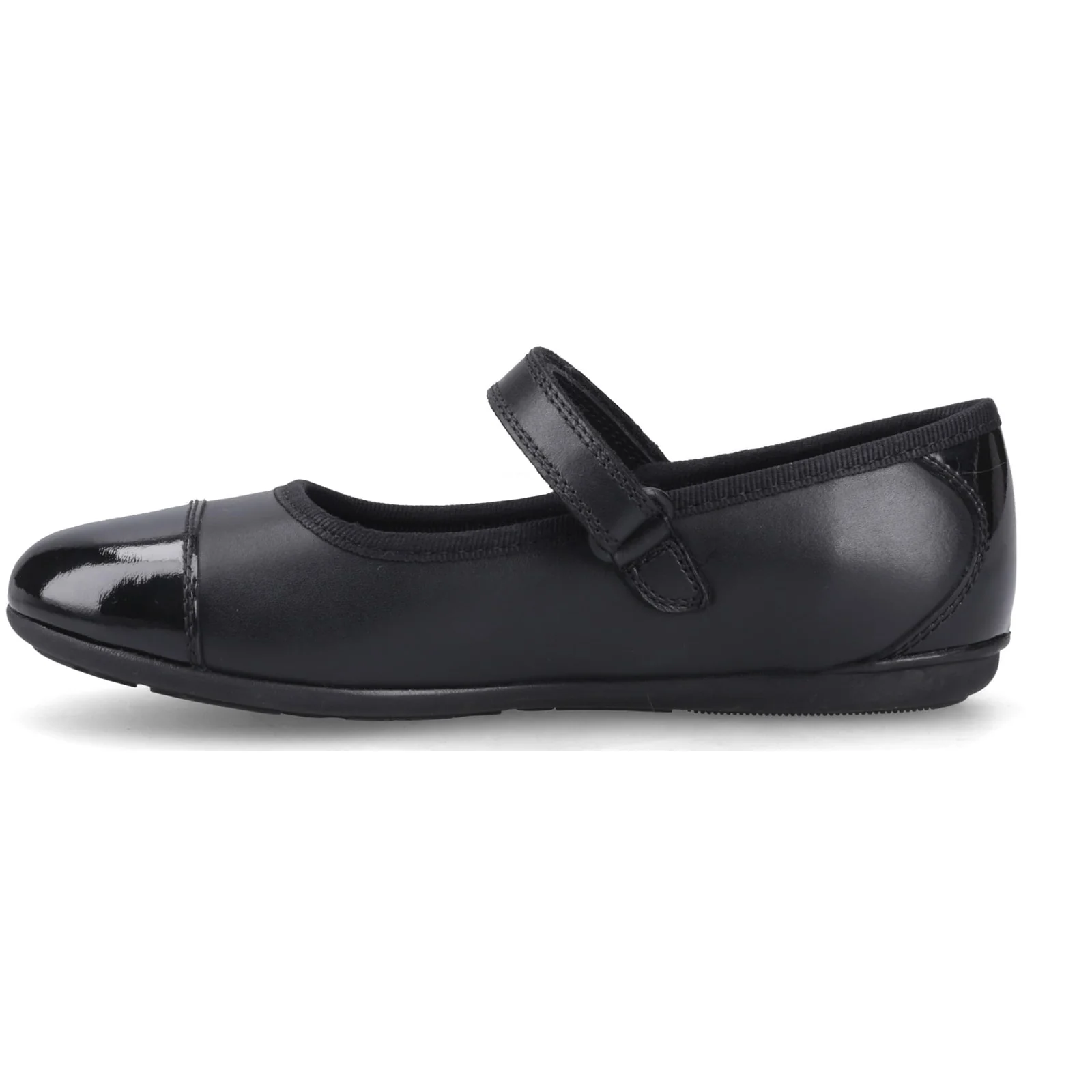 Hush Puppies Girls LOTTIE BALLERINA SNR Black - Image 2