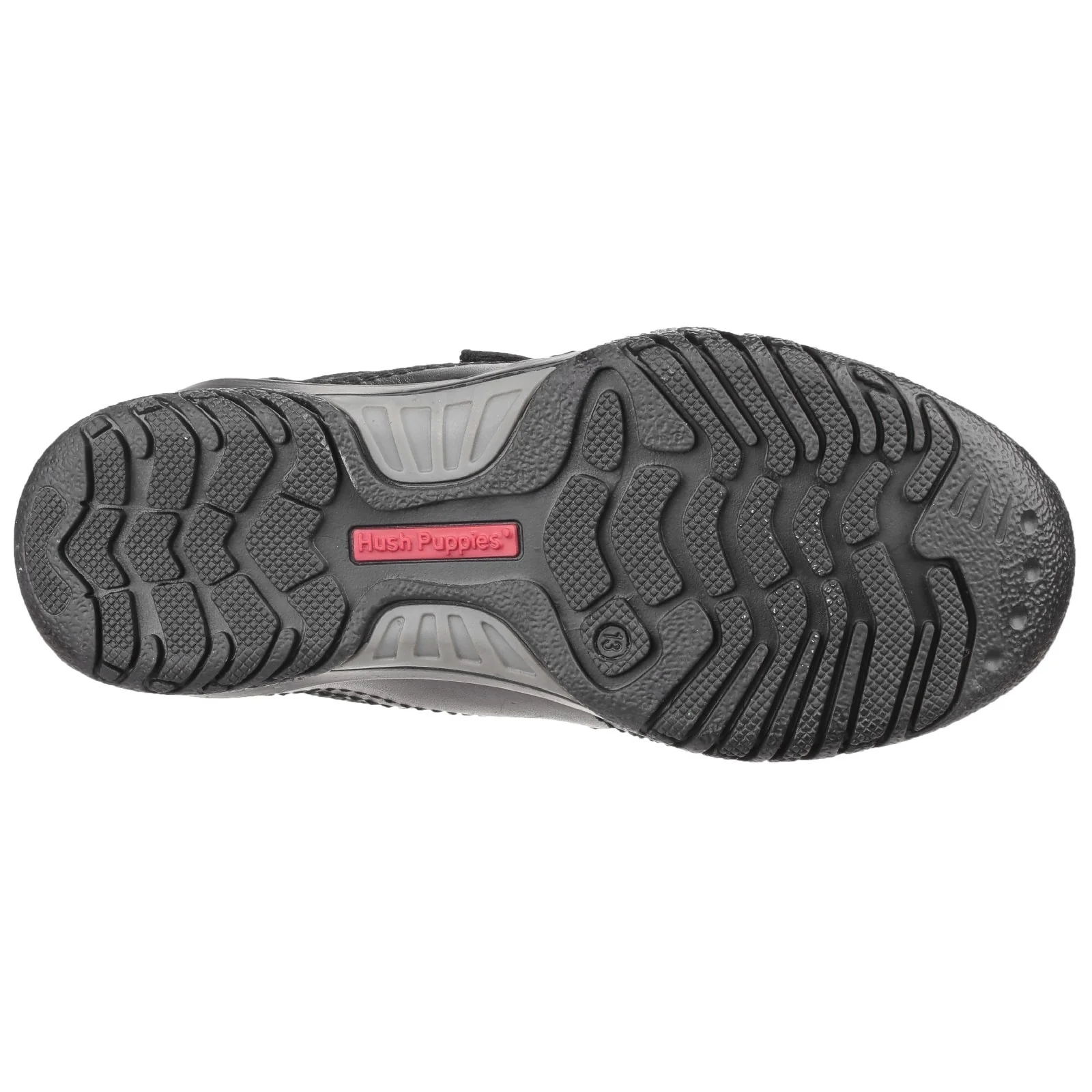 Hush Puppies Junior Boys Jezza Junior School Shoe Black - Image 2