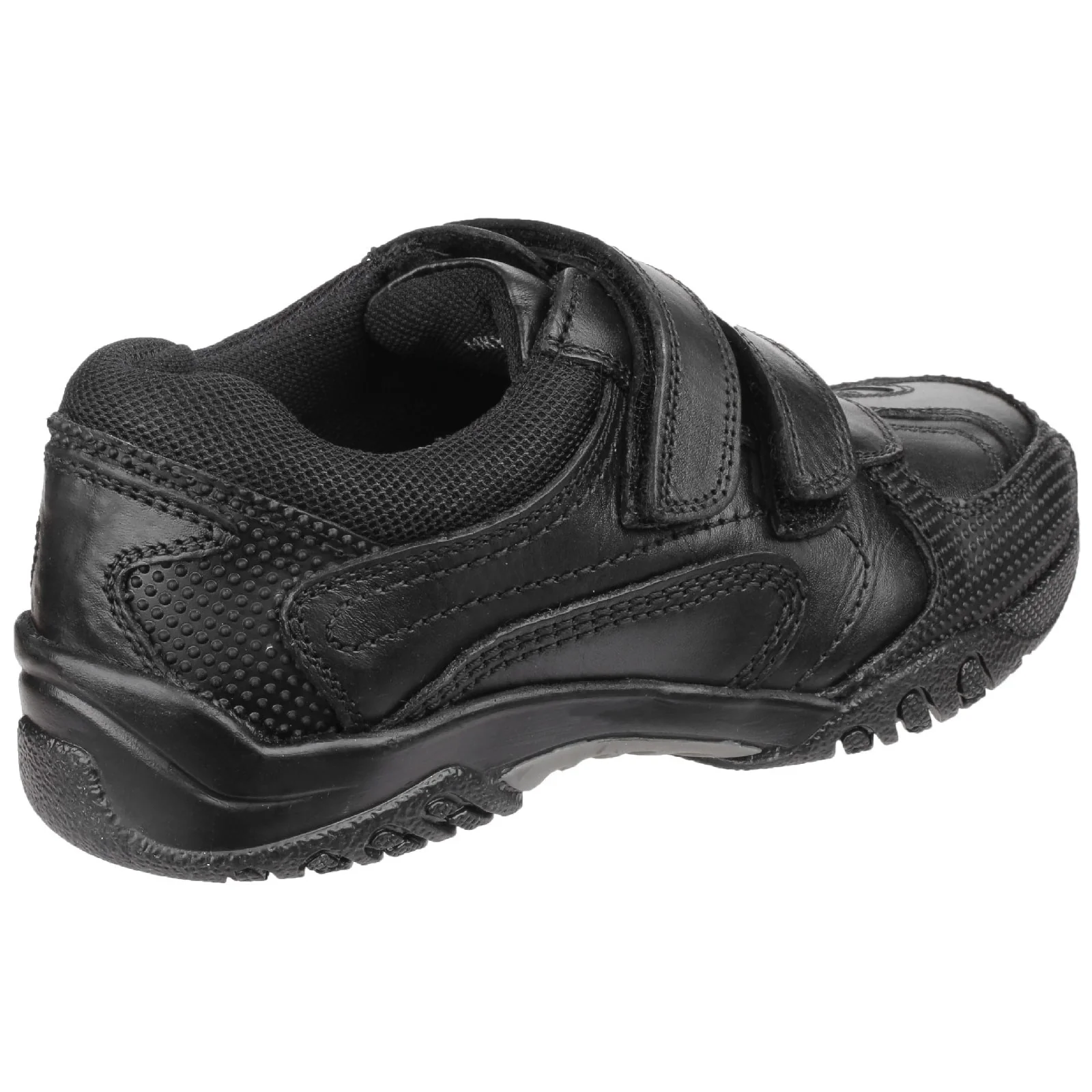 Hush Puppies Junior Boys Jezza Junior School Shoe Black - Image 3