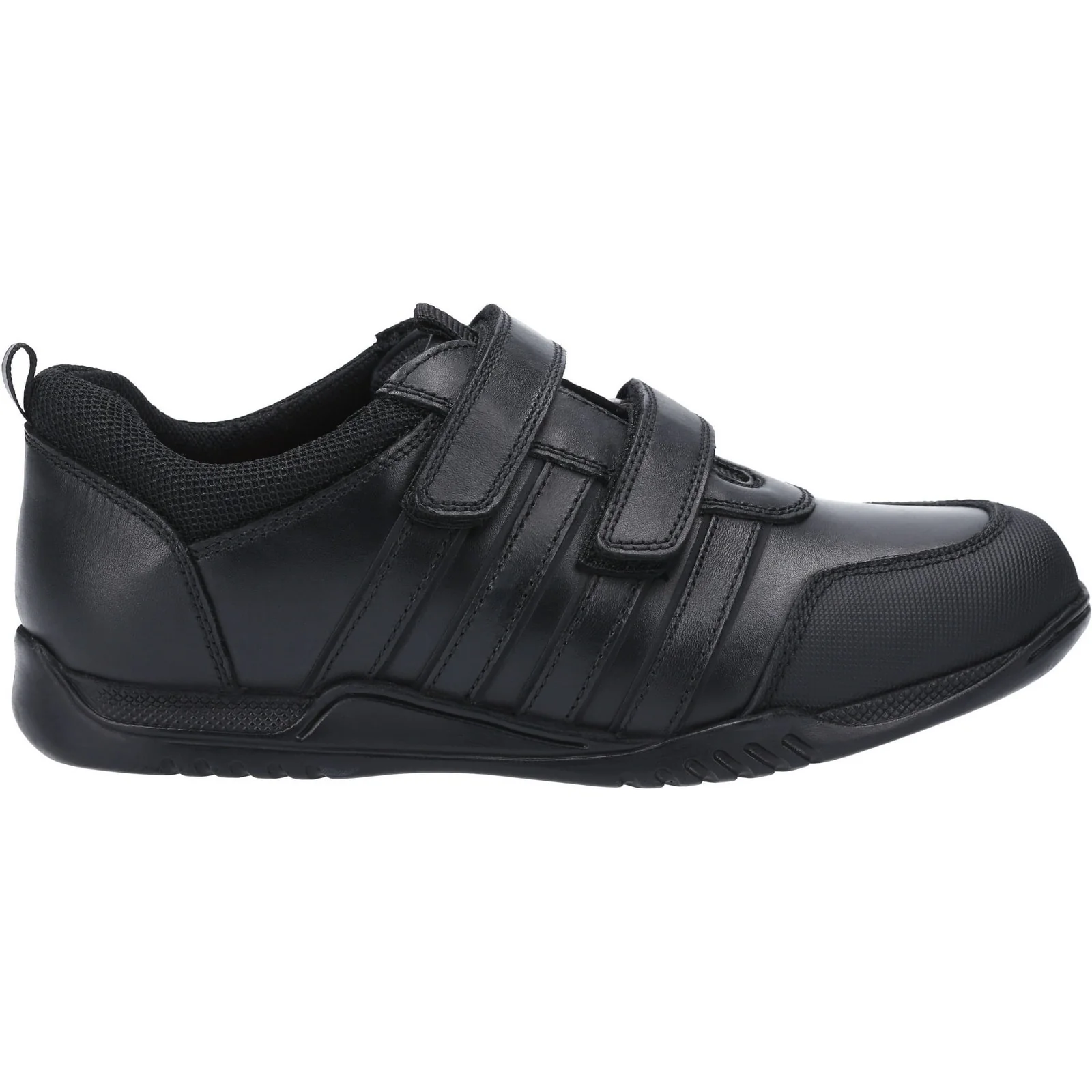Hush Puppies Junior Boys Josh Junior School Shoe Black