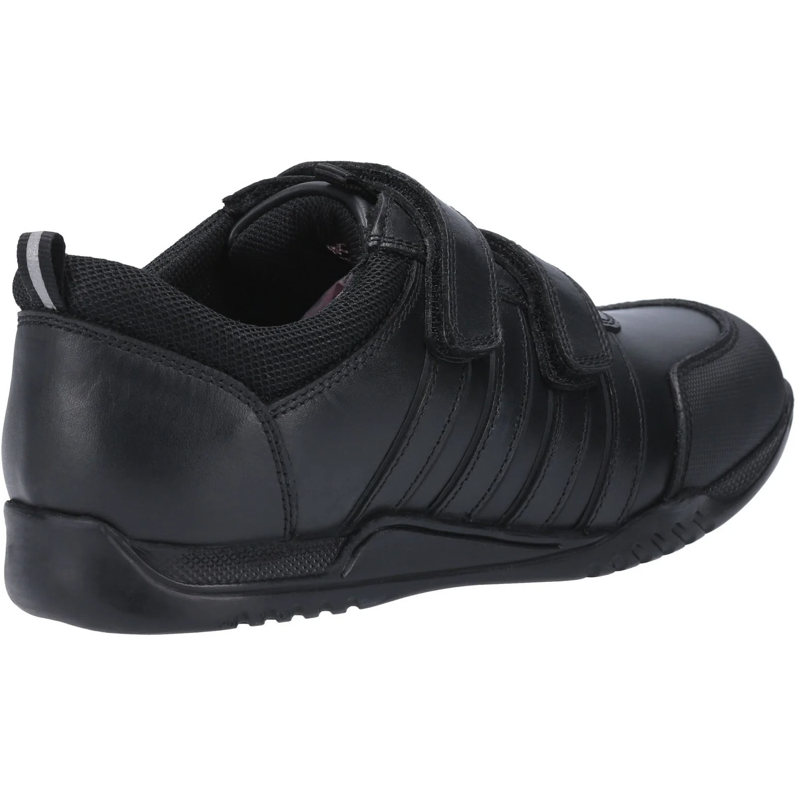Hush Puppies Junior Boys Josh Junior School Shoe Black - Image 3