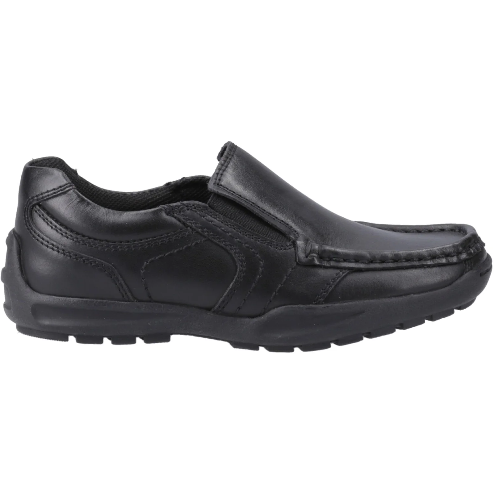 Hush Puppies Junior Boys Morgan Slip On Jnr Black