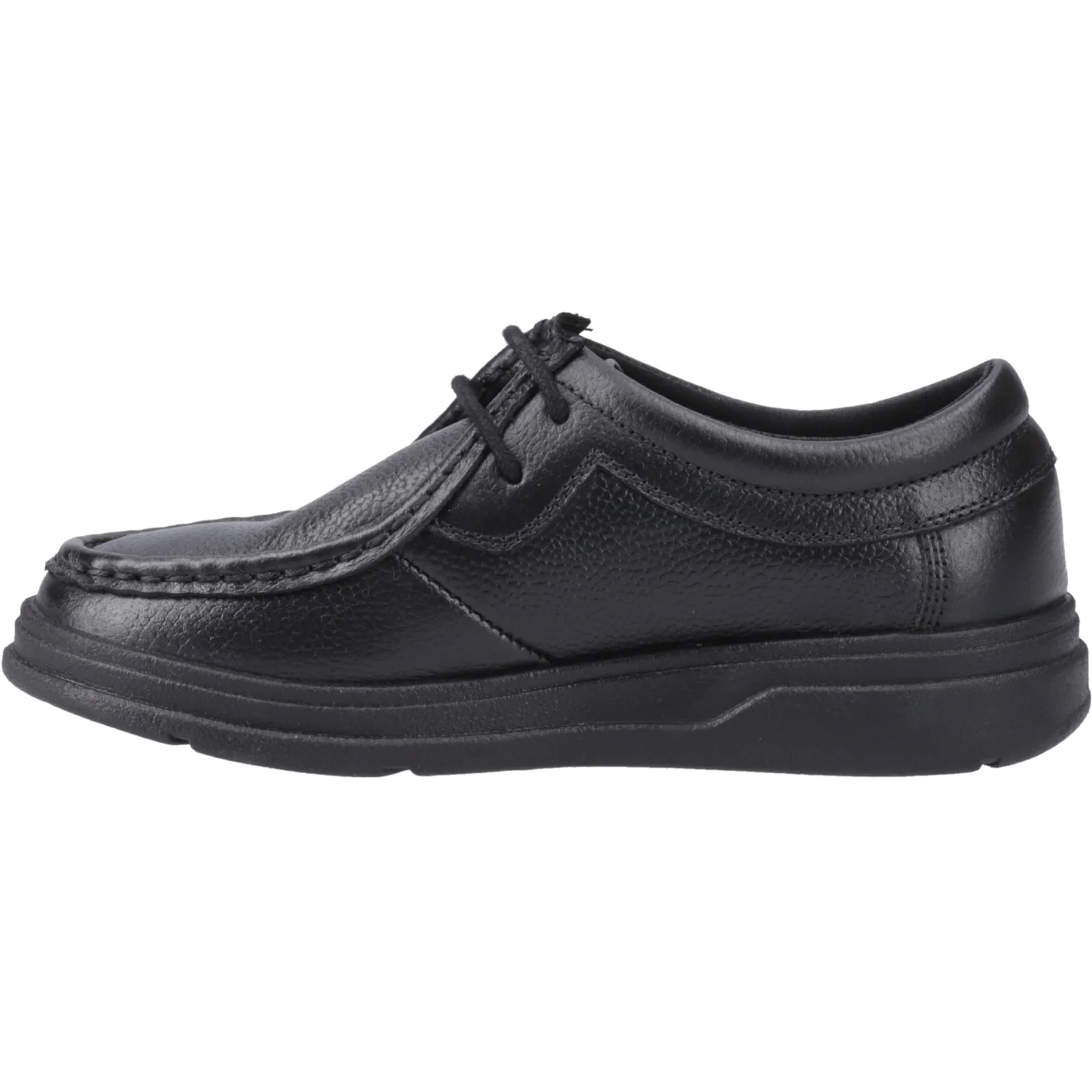 Hush Puppies Junior Boys Ronan Mocc Toe Jnr Black - Image 2