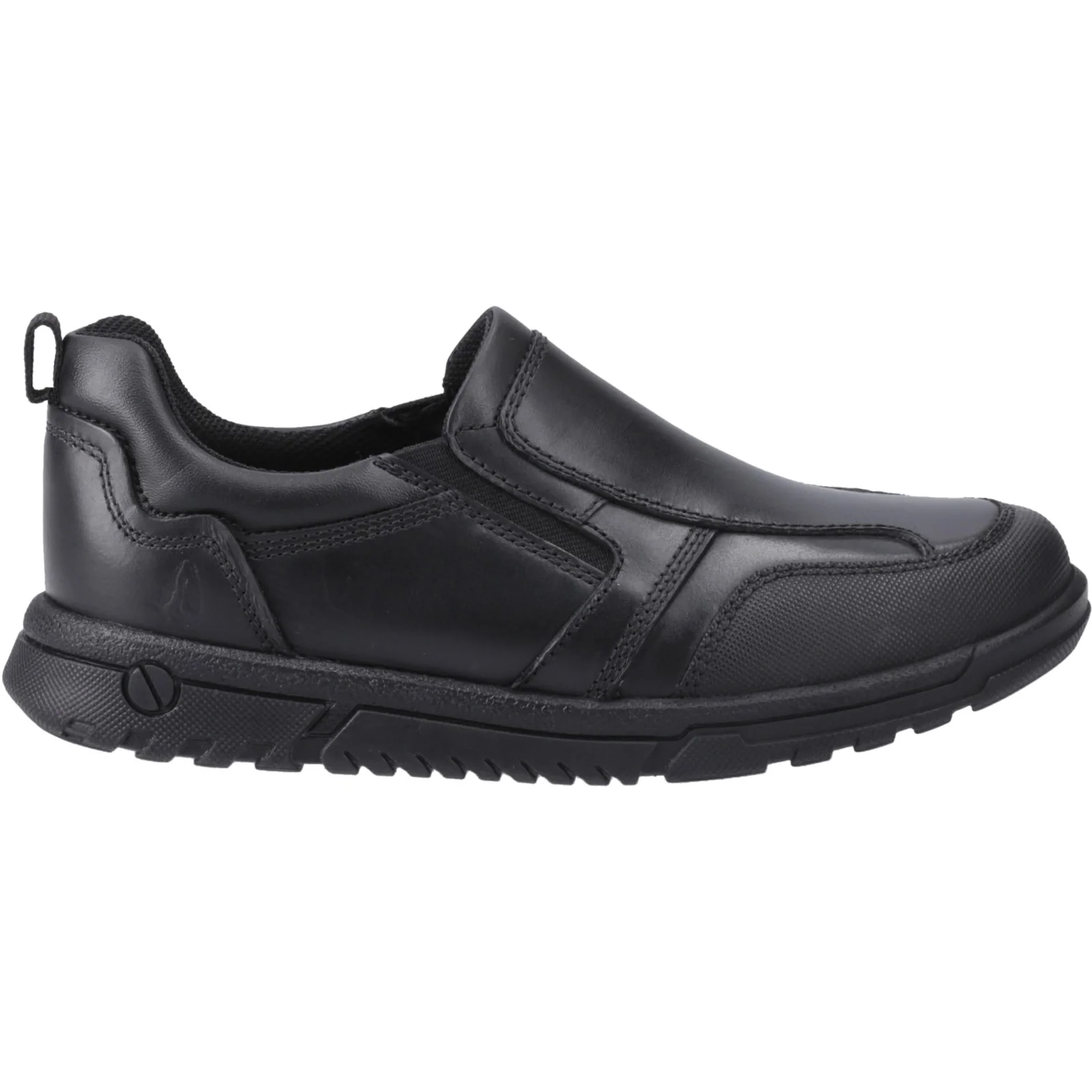 Hush Puppies Junior Boys Sergio Shoe Black
