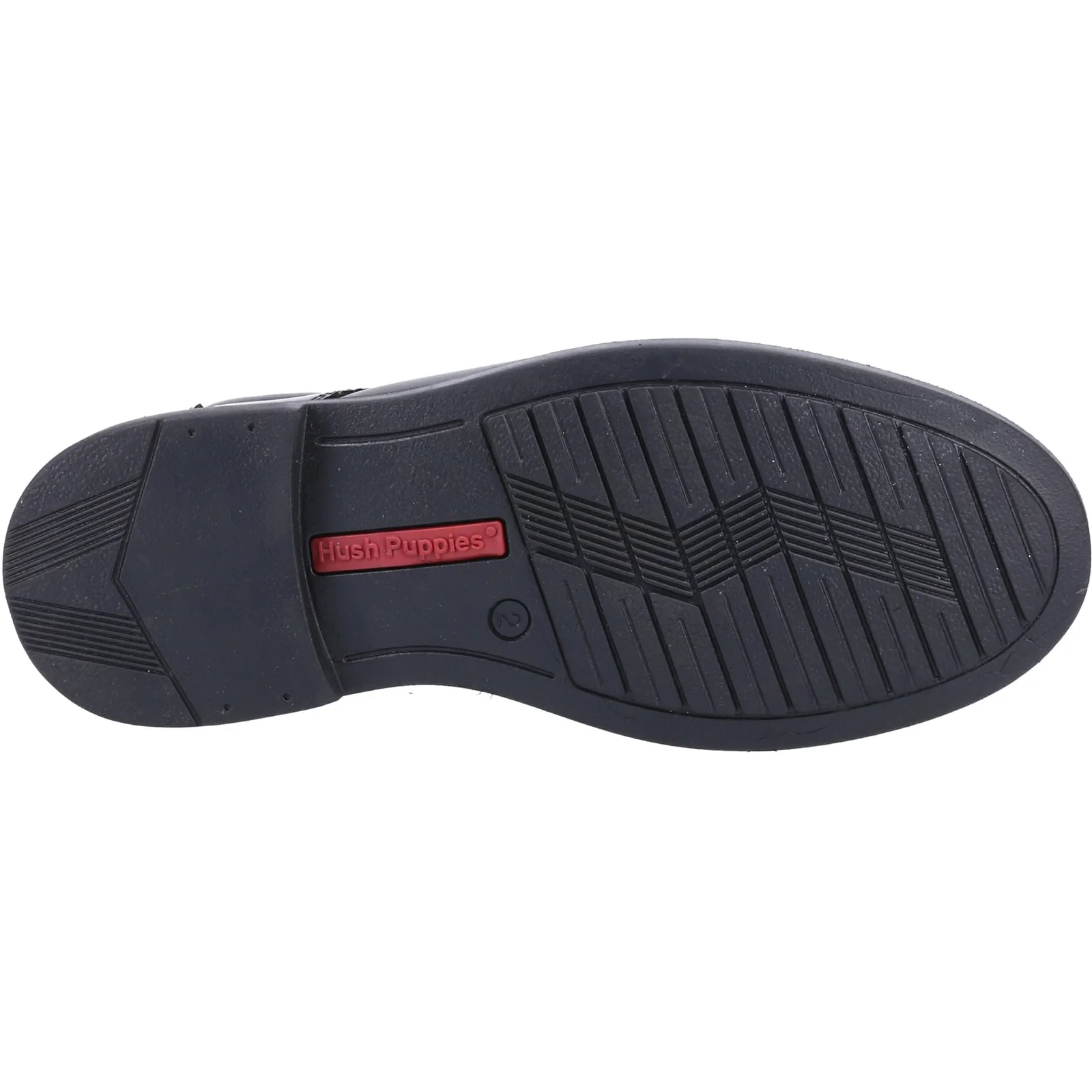 Hush Puppies Junior Boys Tim Junior School Shoe Black - Image 2