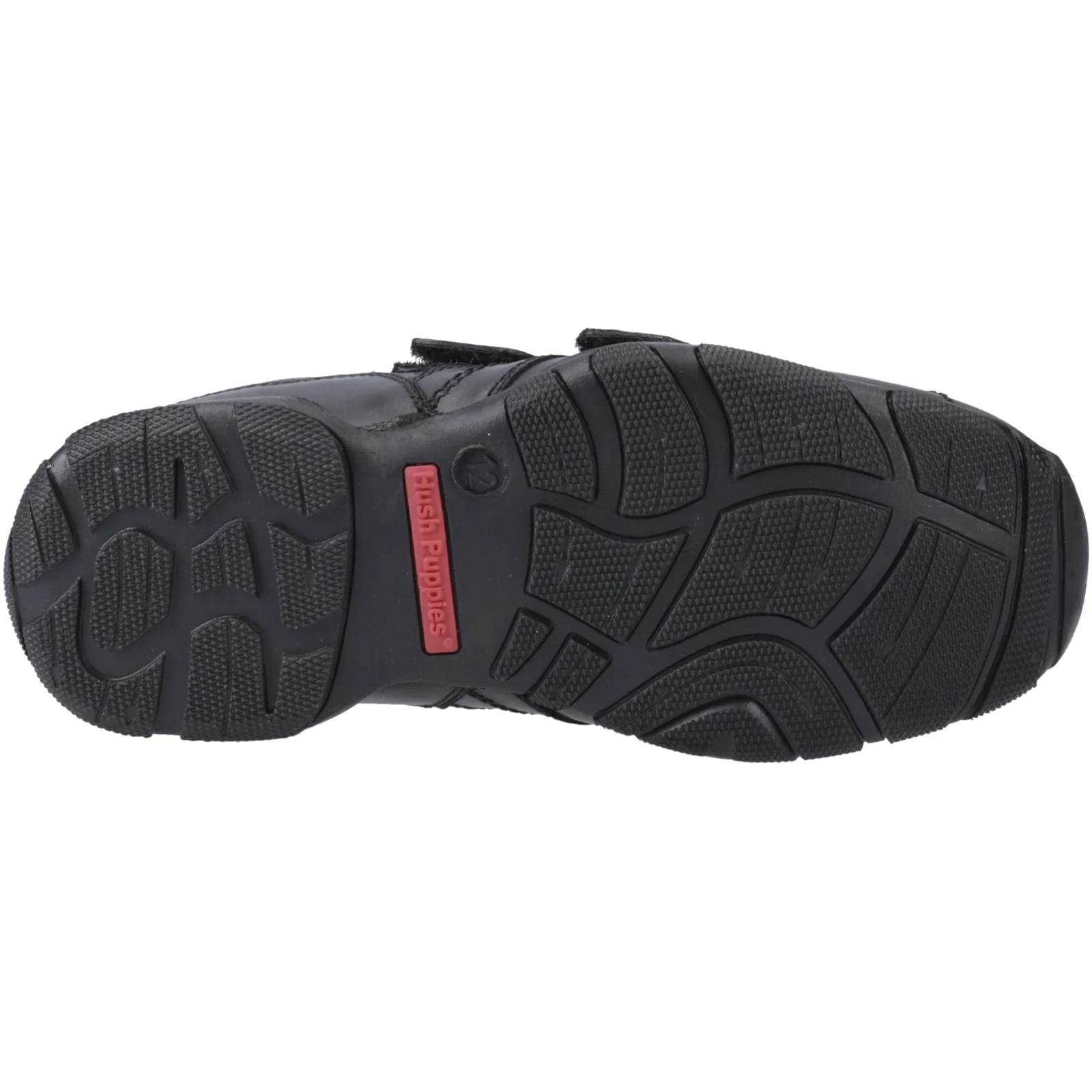 Hush Puppies Junior Boys Vance Touch Fastening Jnr Black - Image 3