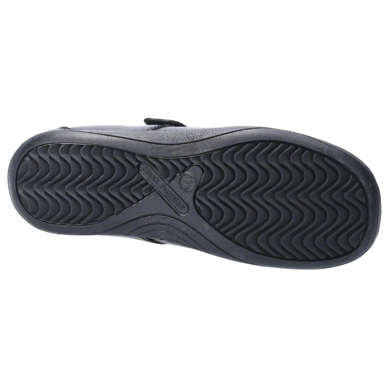 Hush Puppies Junior Girls Amber Junior School Shoe Black - Image 2