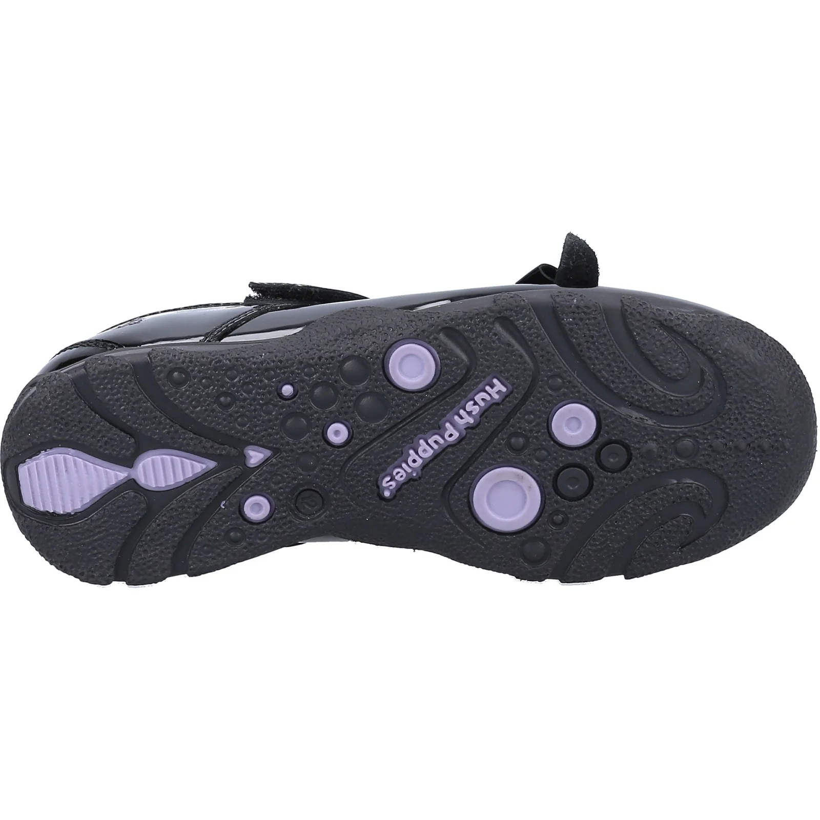 Hush Puppies Junior Girls Carrie School Shoe Junior Black - Image 2