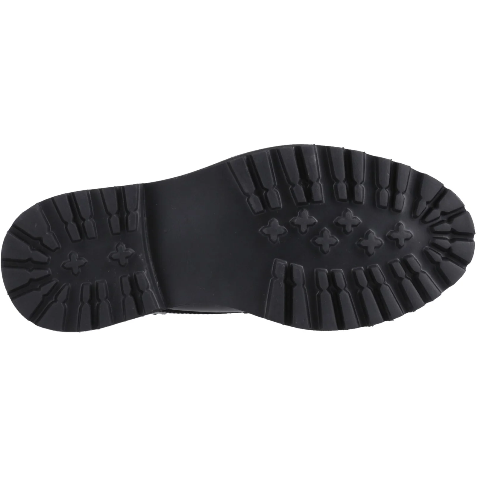 Hush Puppies Junior Girls Gabi Lace Up Patent Jnr Black - Image 3