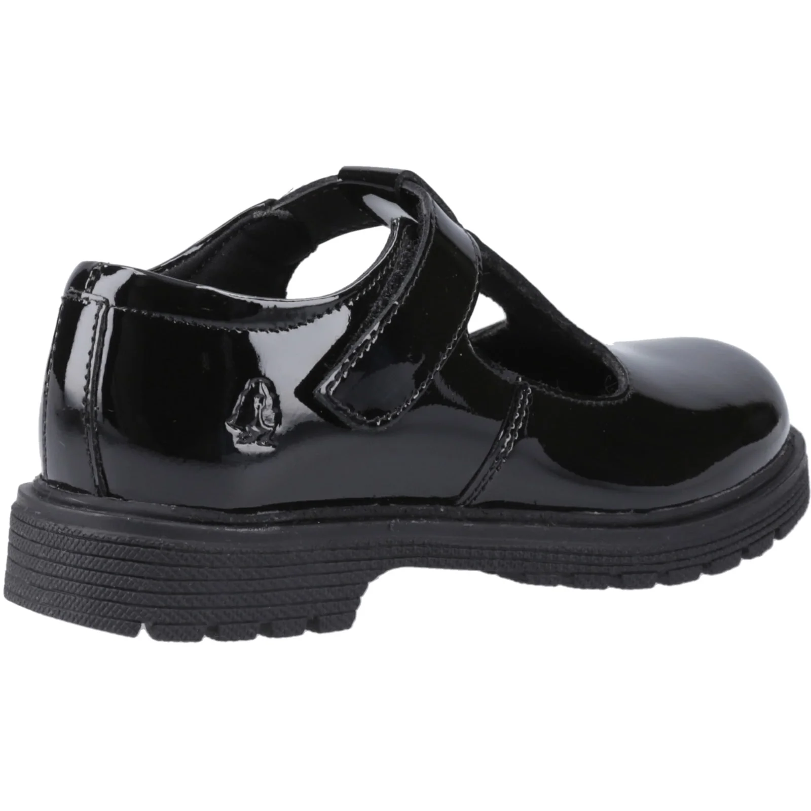Hush Puppies Junior Girls Gracie Junior Patent School Shoe Patent Black - Image 4