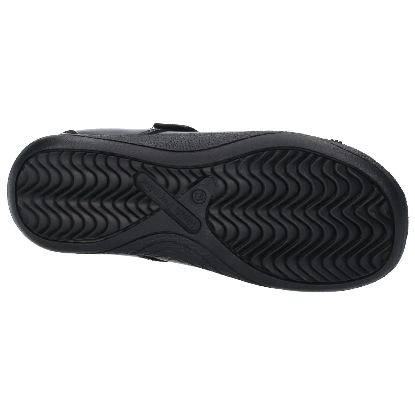 Hush Puppies Junior Girls Jessica Junior School Shoe Black - Image 2