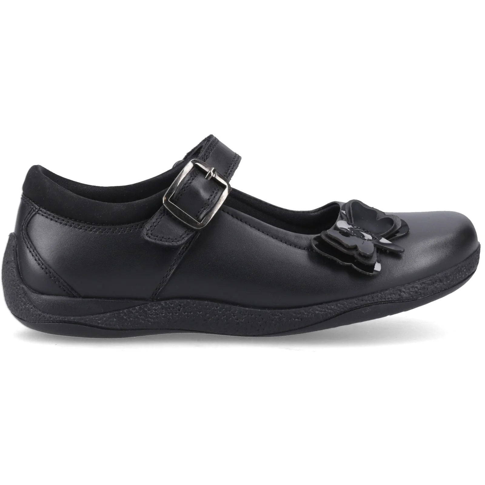 Hush Puppies Junior Girls JULIE BALLERINA JNR Black