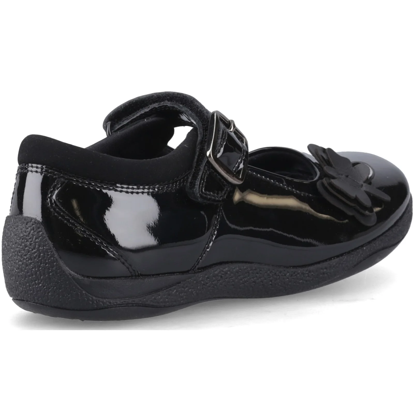 Hush Puppies Junior Girls JULIE BALLERINA PATENT Black - Image 4