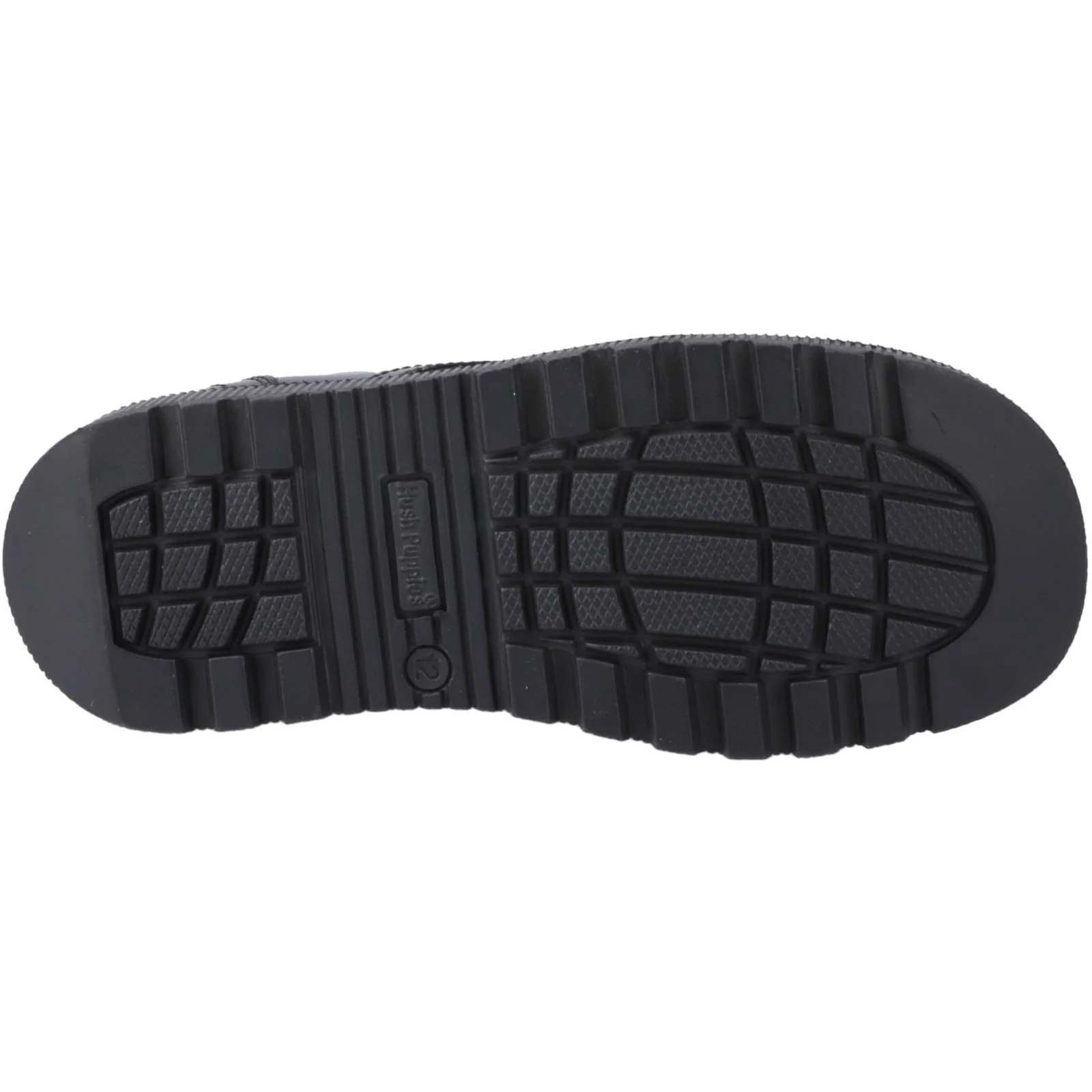 Hush Puppies Junior Girls Keeley Lace Up Patent Jnr Black - Image 3
