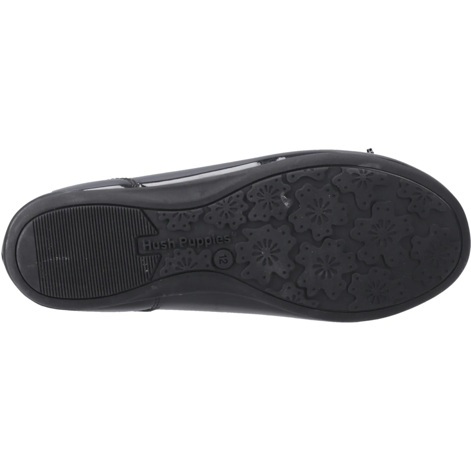 Hush Puppies Junior Girls Lillie Ballerina Patent Black - Image 3