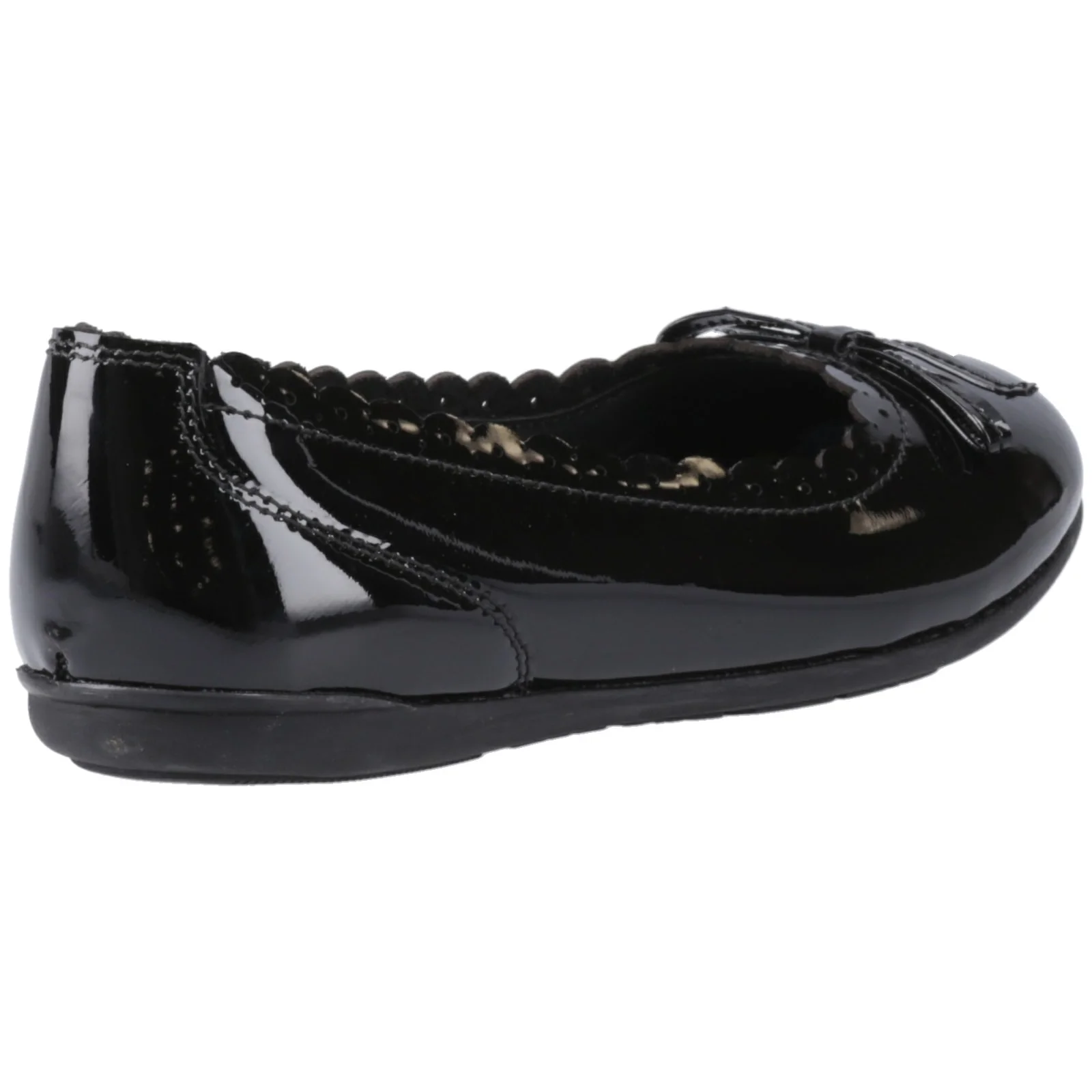 Hush Puppies Junior Girls Lillie Ballerina Patent Black - Image 4