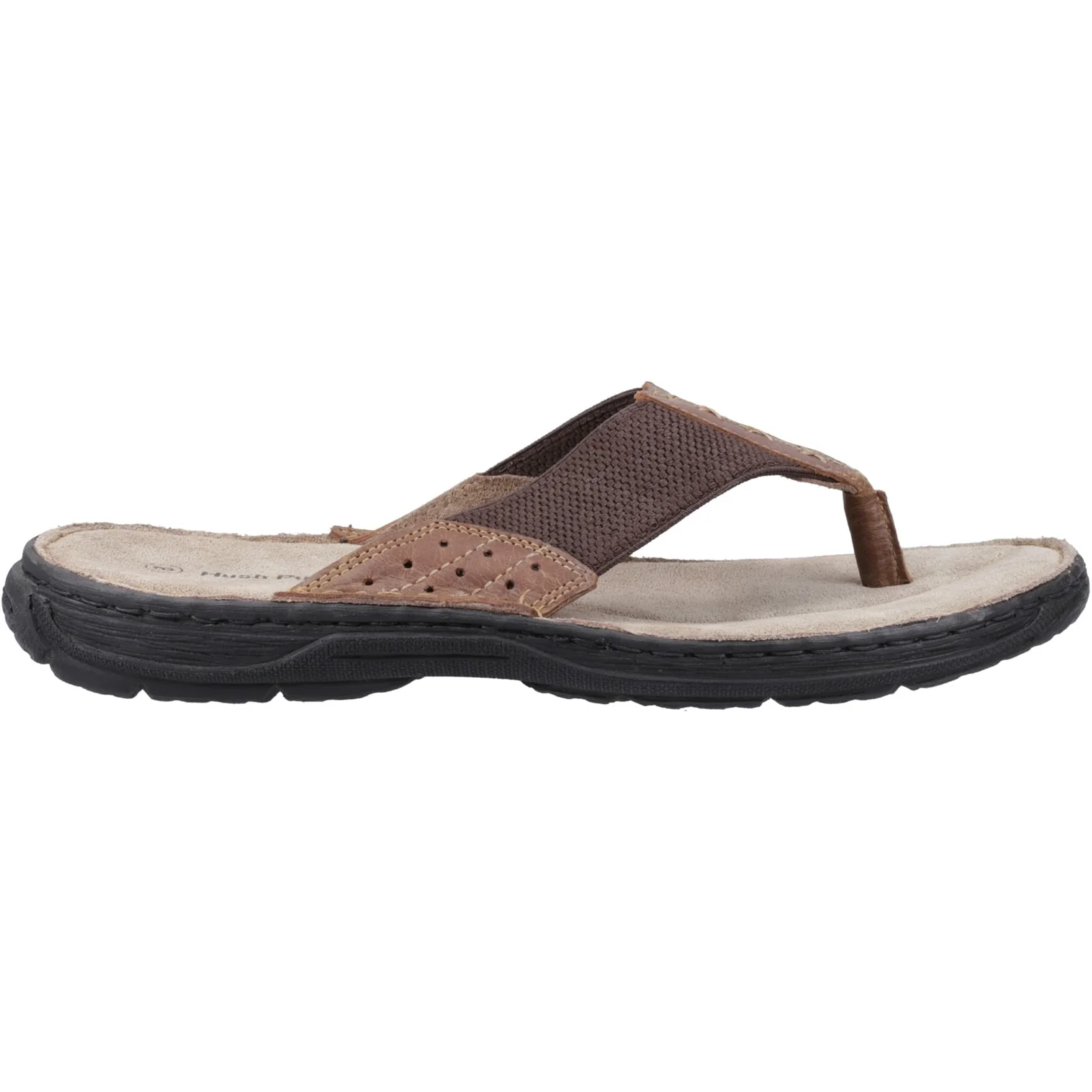 Hush Puppies Mens Alan Toepost Sandal Tan