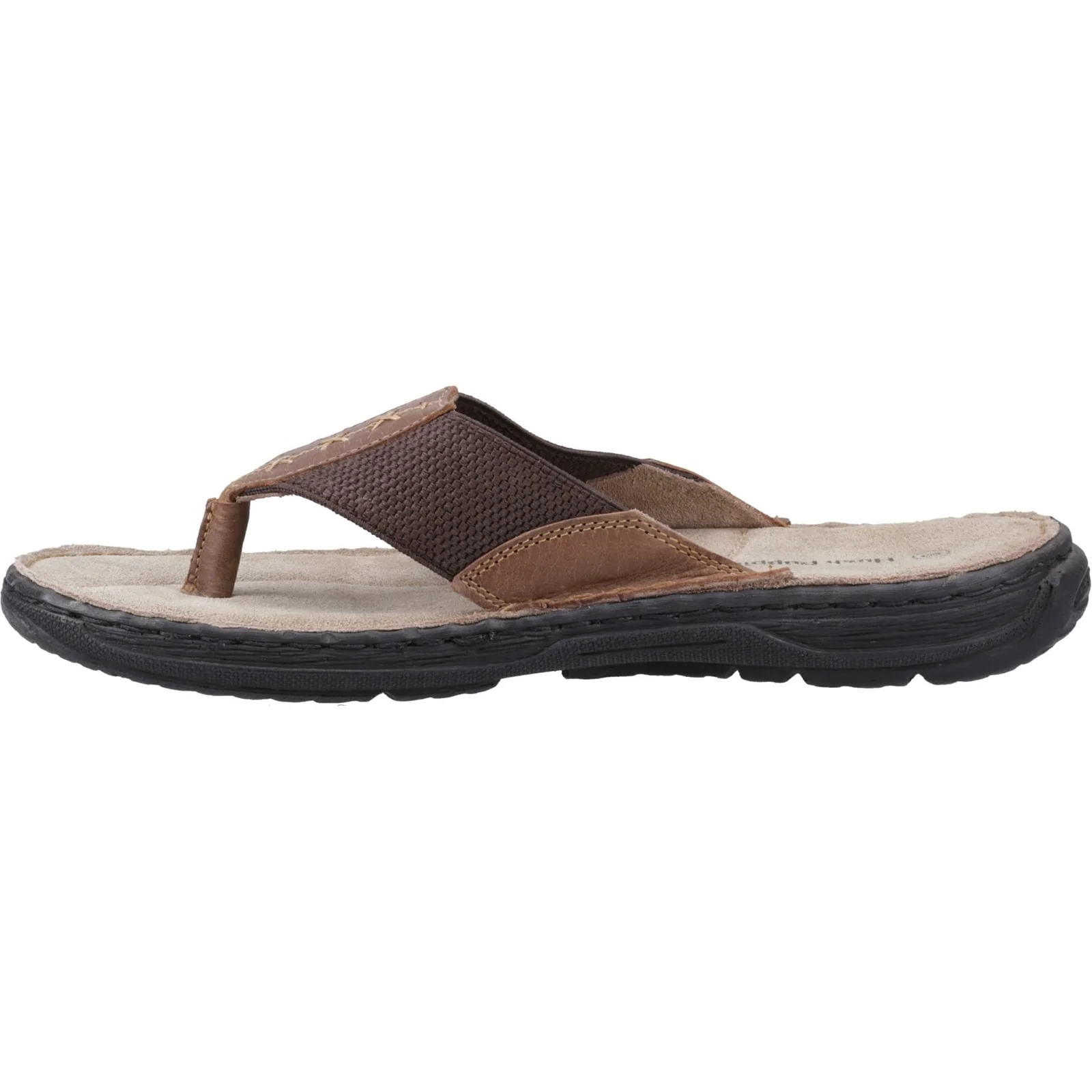 Hush Puppies Mens Alan Toepost Sandal Tan - Image 2