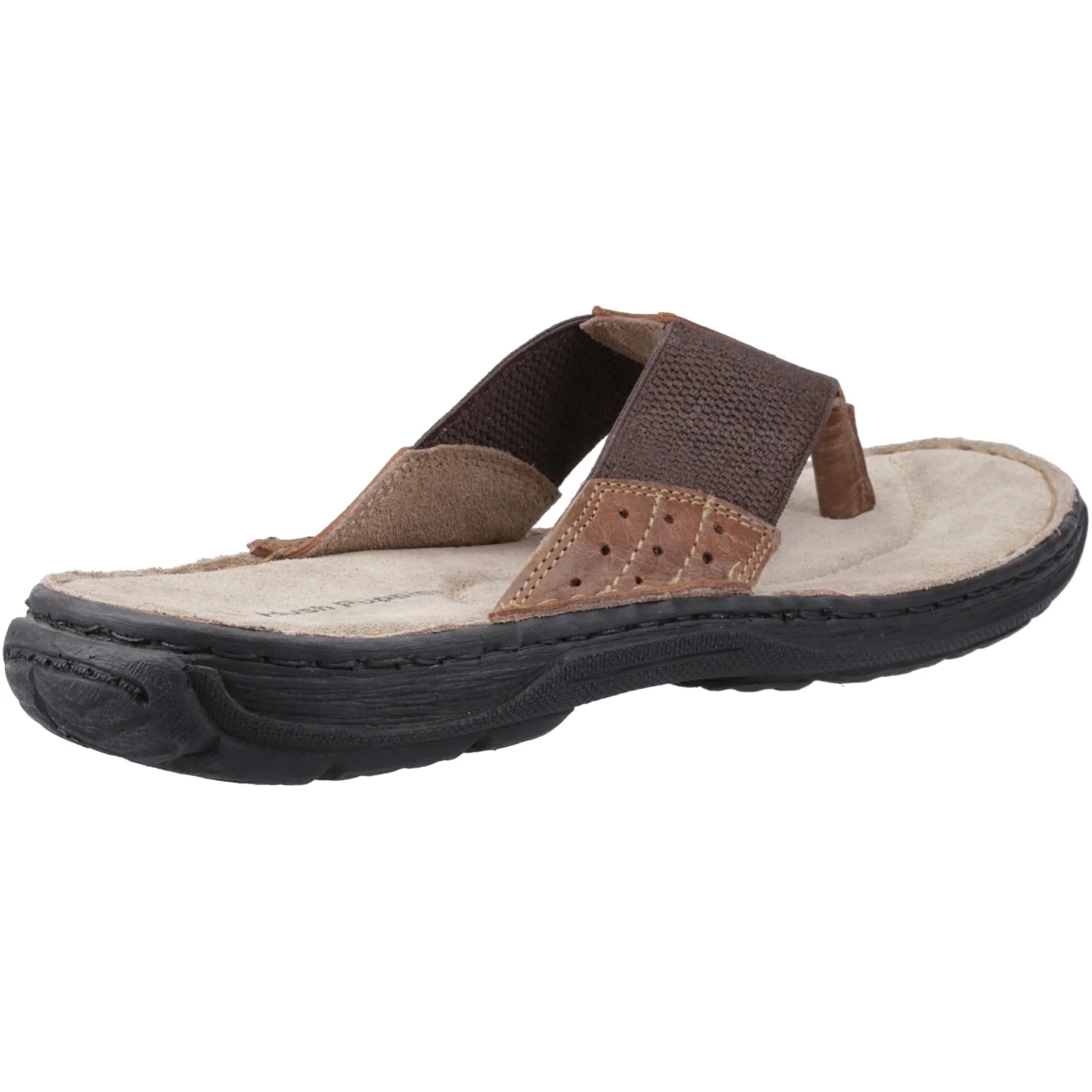 Hush Puppies Mens Alan Toepost Sandal Tan - Image 4
