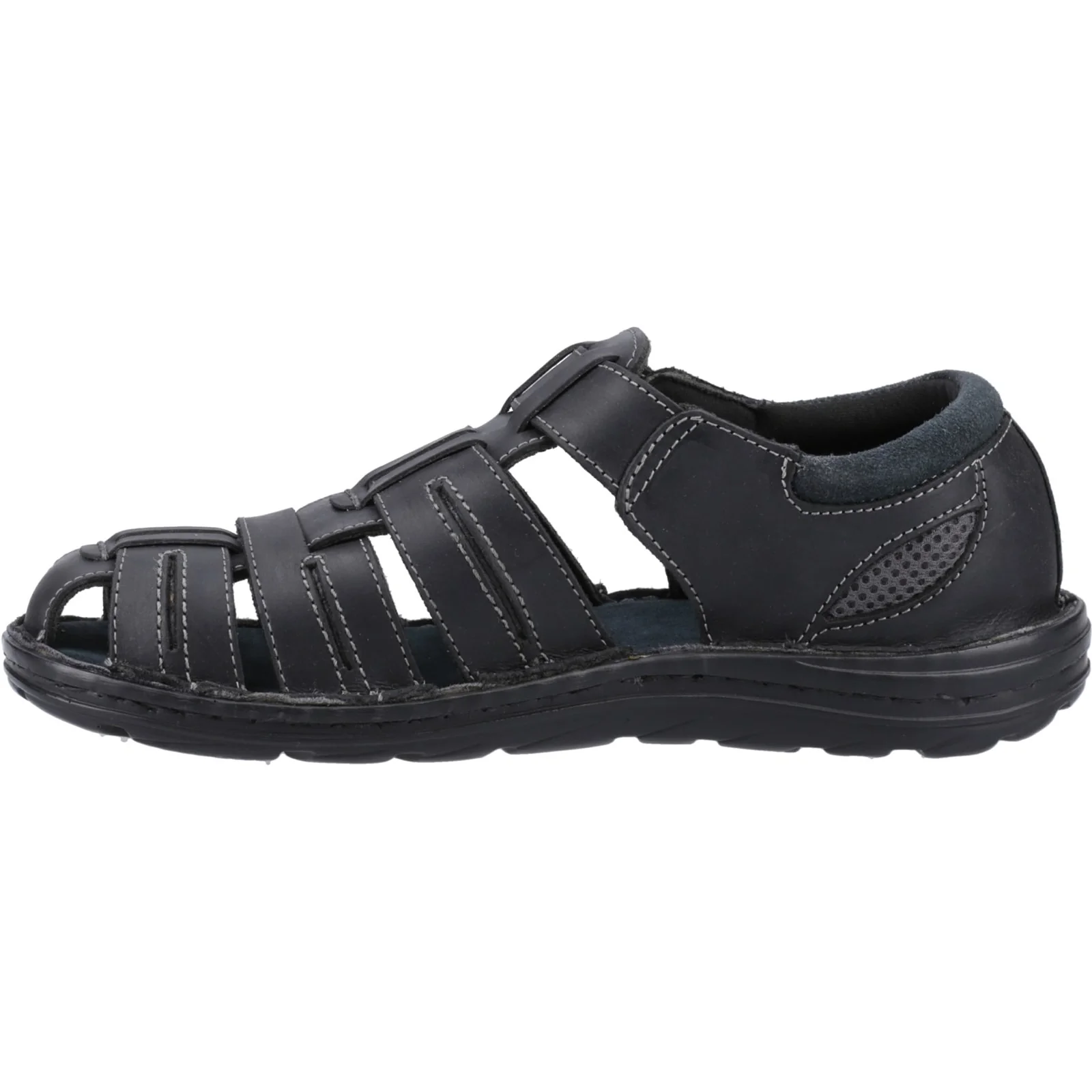 Hush Puppies Mens Albert Fisherman Sandal Black - Image 2