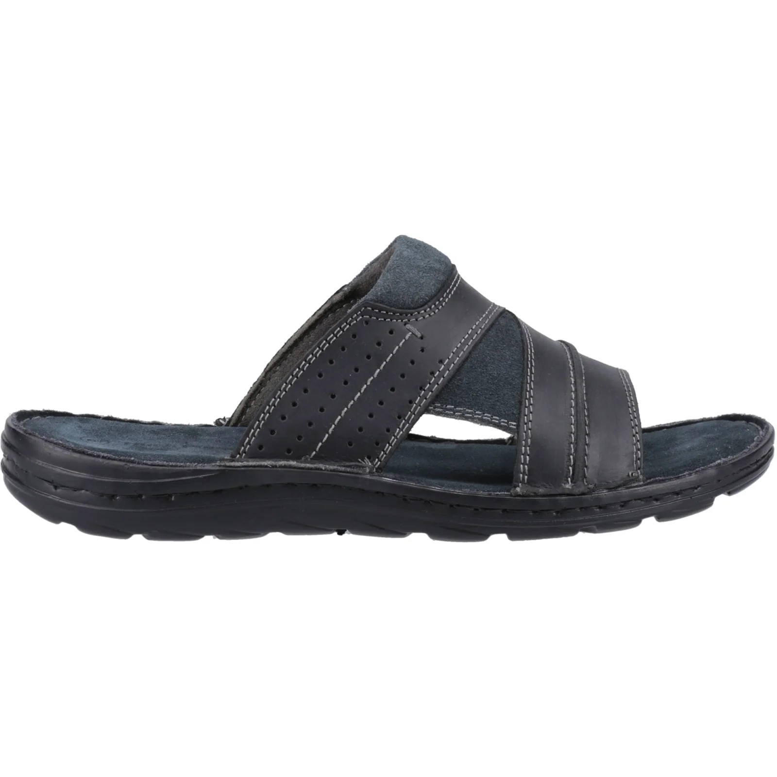 Hush Puppies Mens Archer Mule Sandal Black