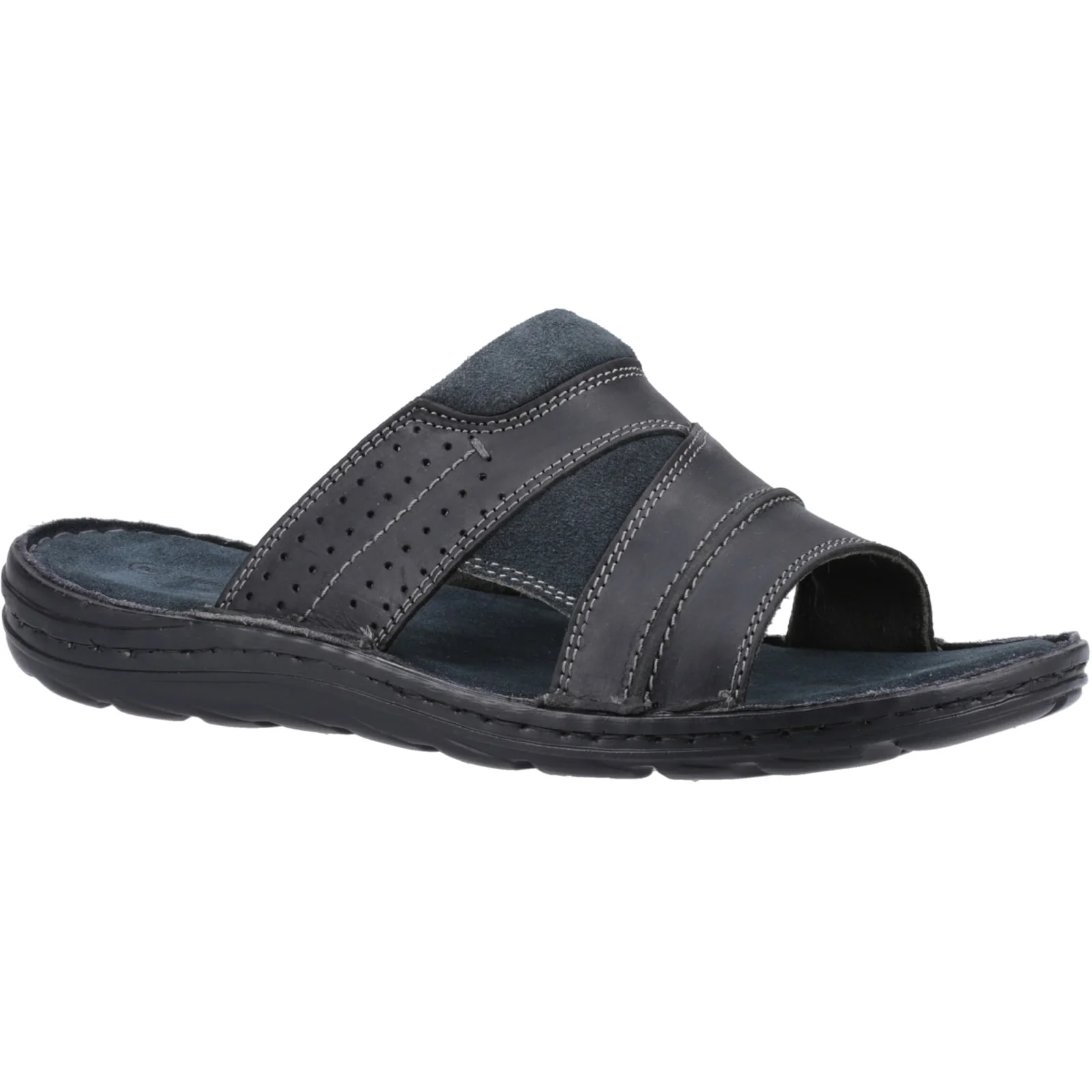 Hush Puppies Mens Archer Mule Sandal Black - Image 5