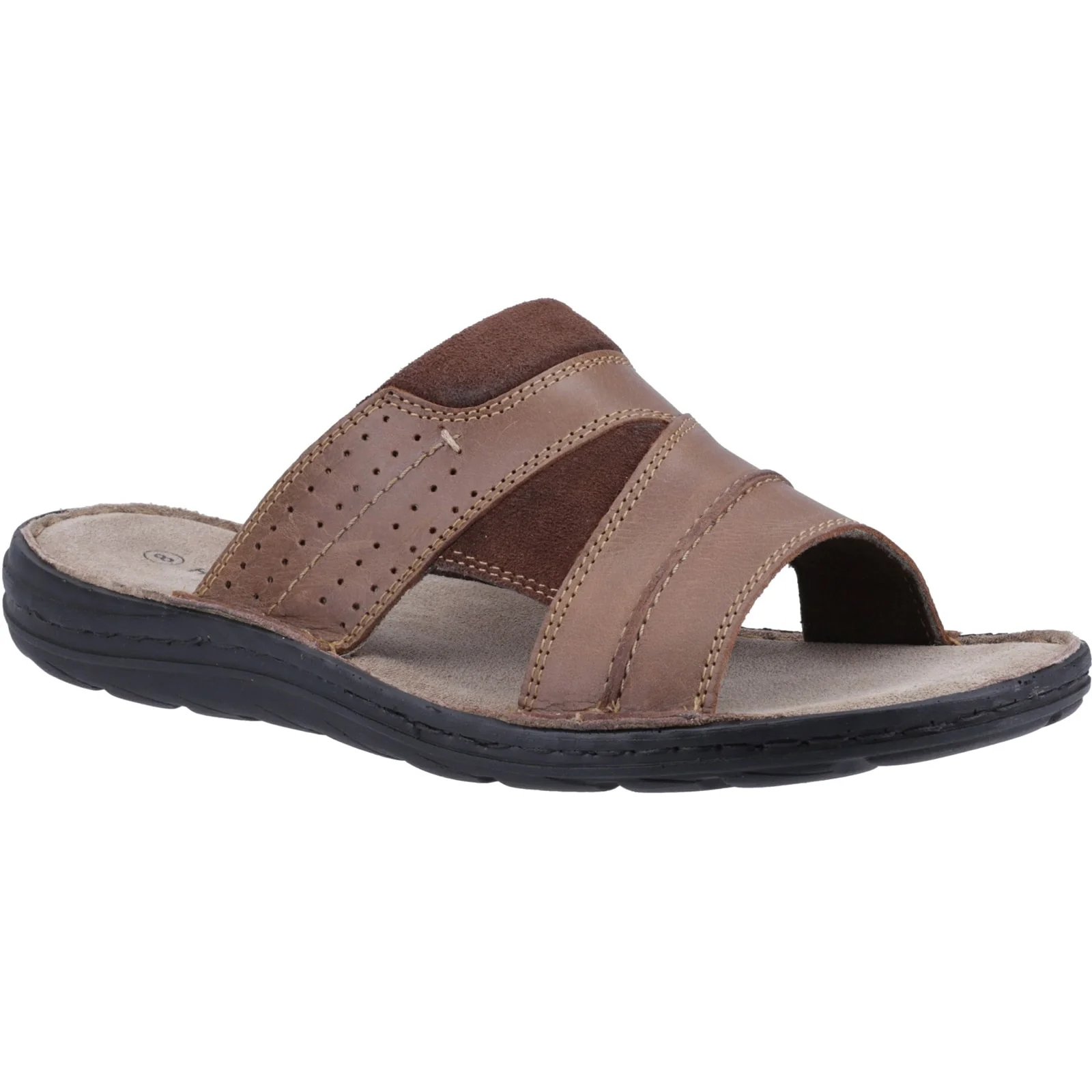 Hush Puppies Mens Archer Mule Sandal Tan - Image 6