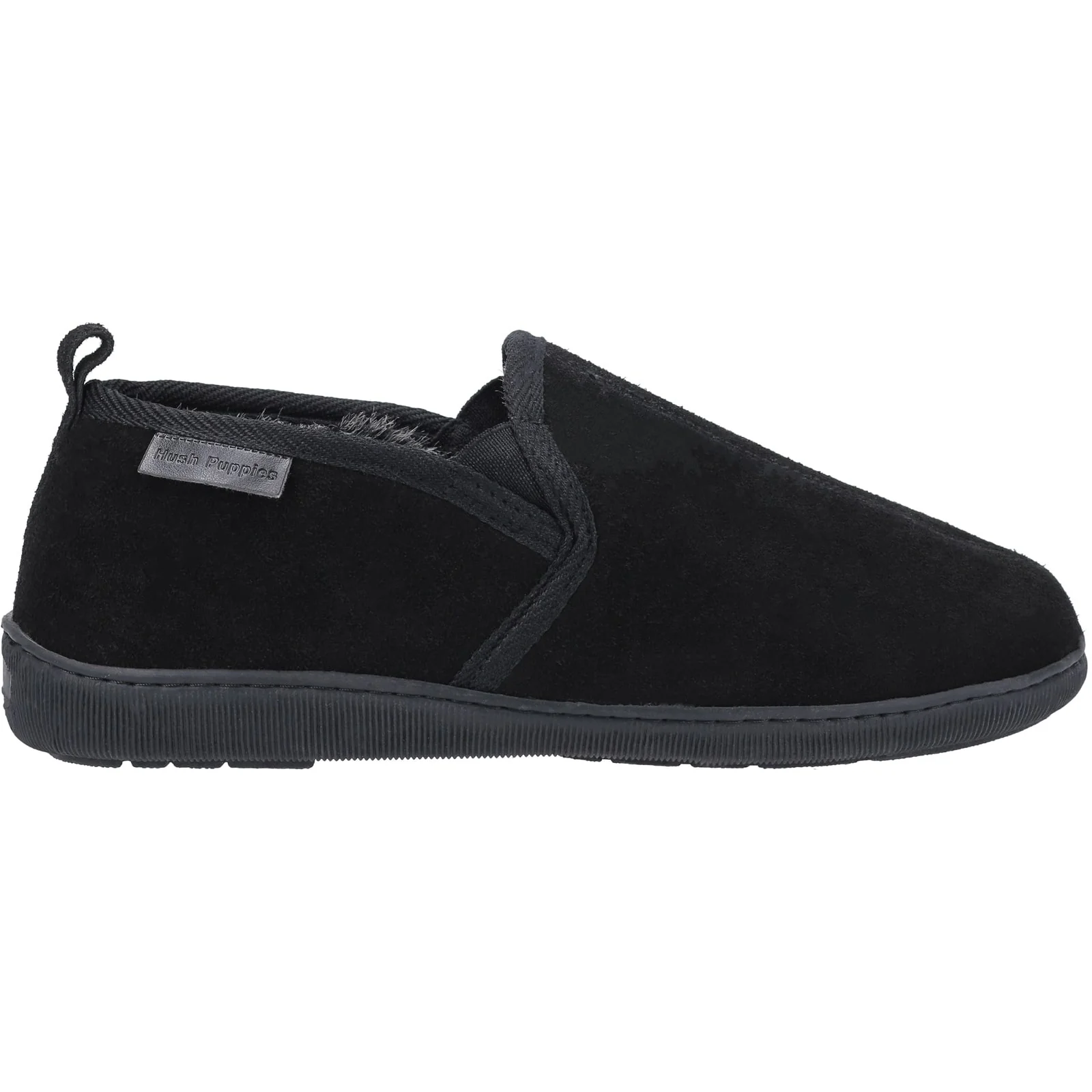 Hush Puppies Mens Arnold Slipper Black