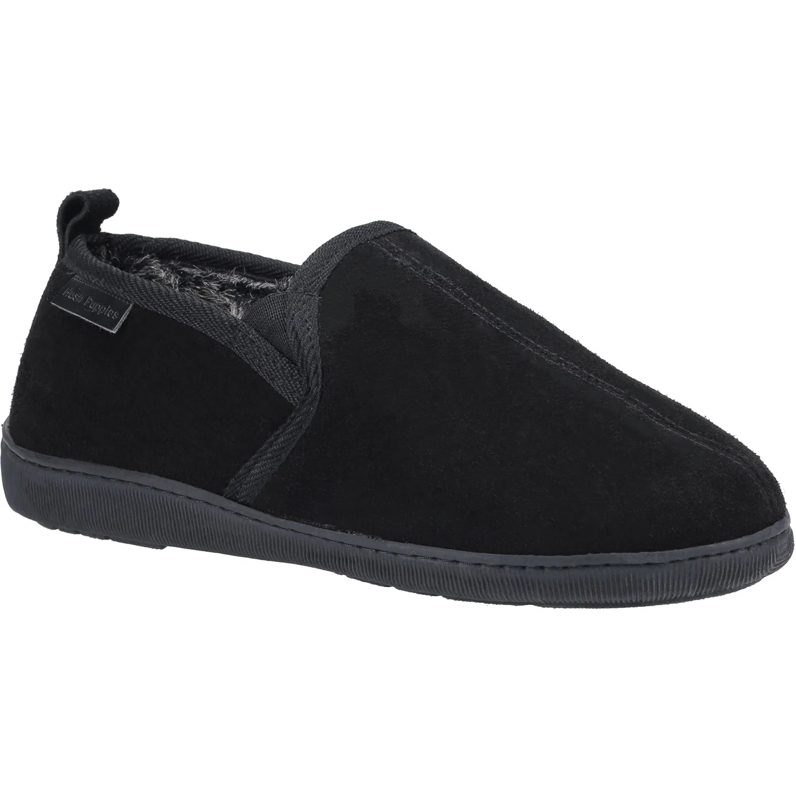 Hush Puppies Mens Arnold Slipper Black - Image 4