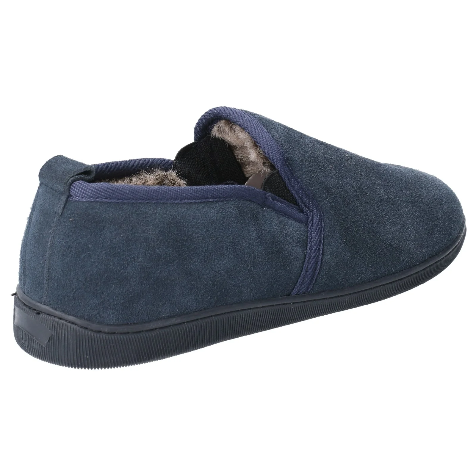 Hush Puppies Mens Arnold Slipper Navy - Image 3
