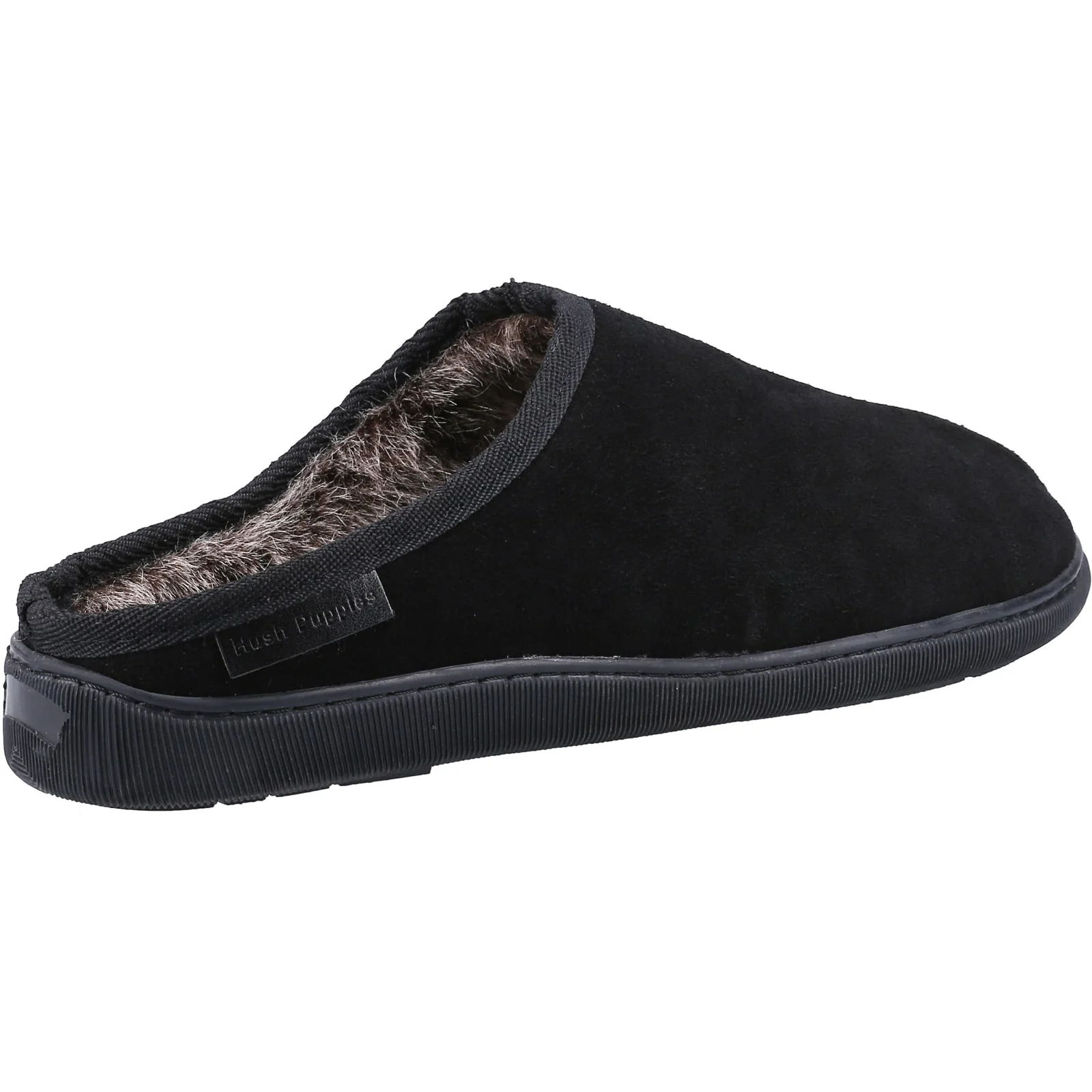 Hush Puppies Mens Ashton Slipper Black - Image 3