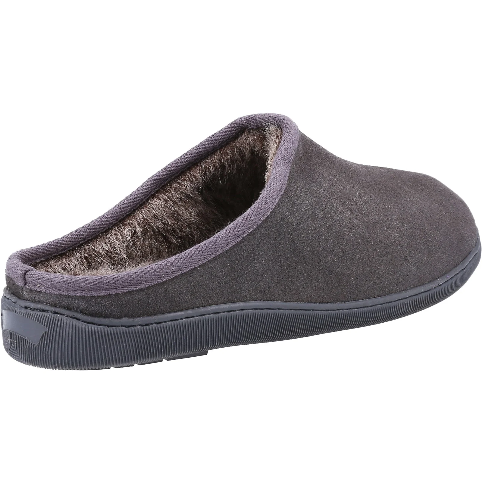 Hush Puppies Mens Ashton Slipper Grey - Image 3