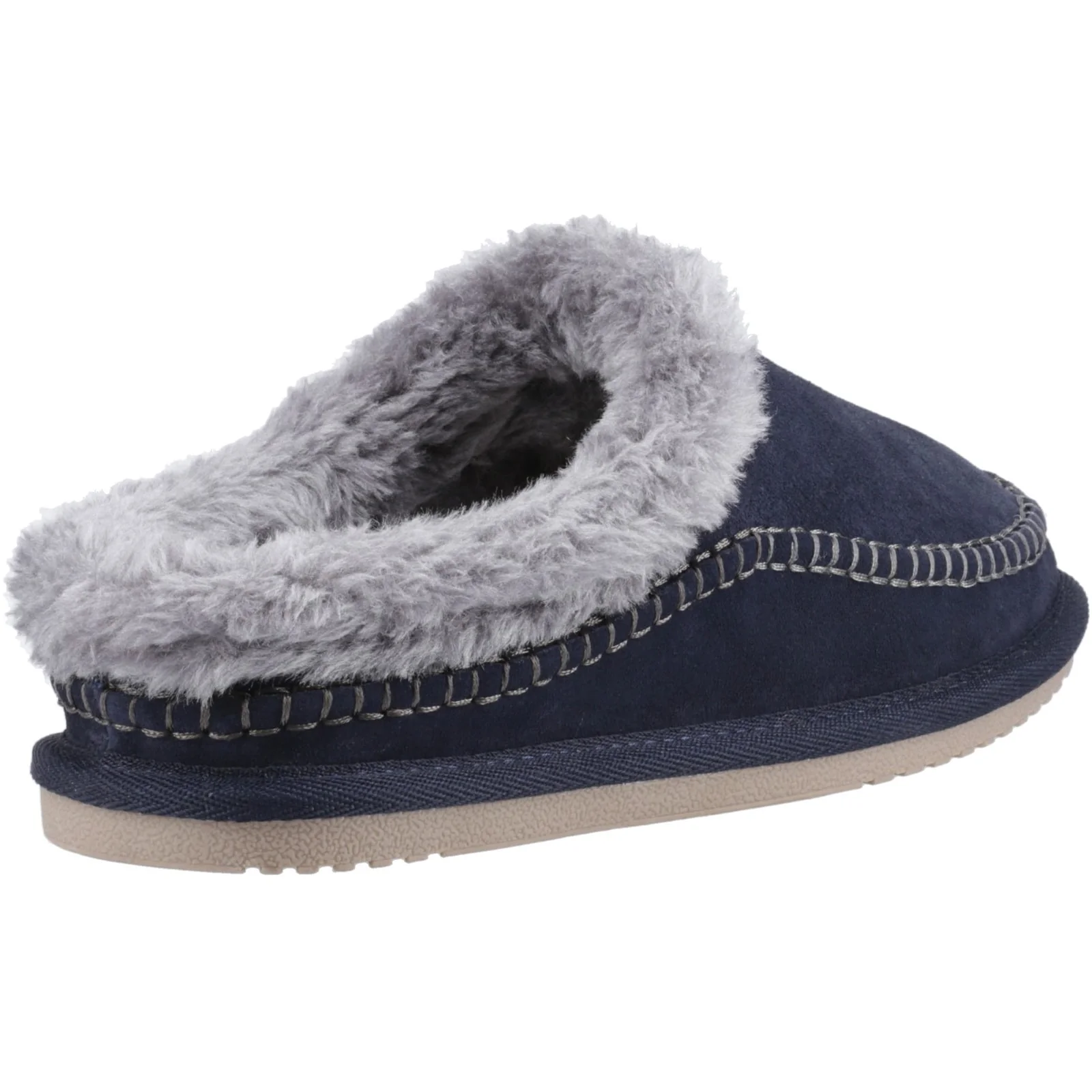 Hush Puppies Mens Atticus Slipper Navy - Image 4