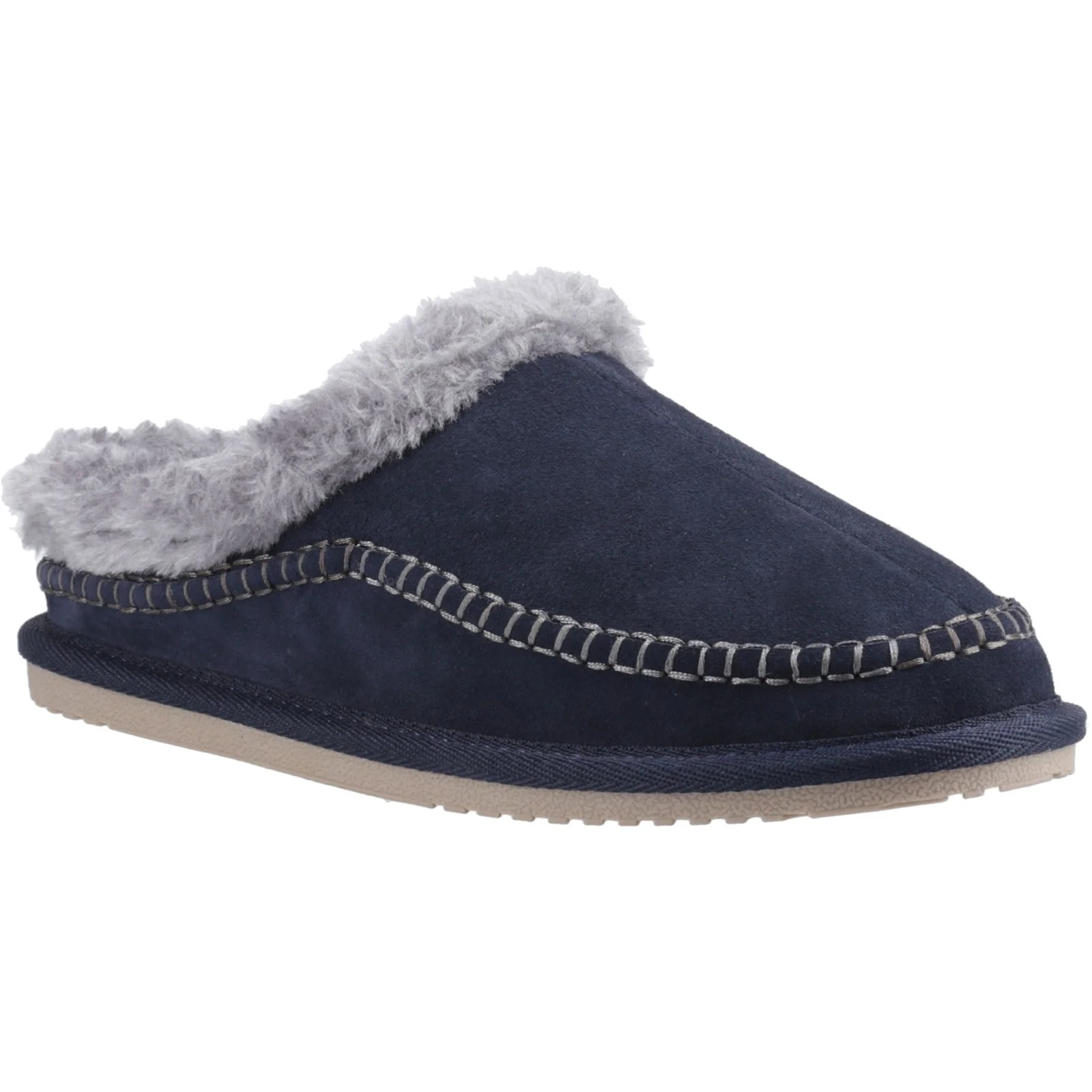 Hush Puppies Mens Atticus Slipper Navy - Image 5