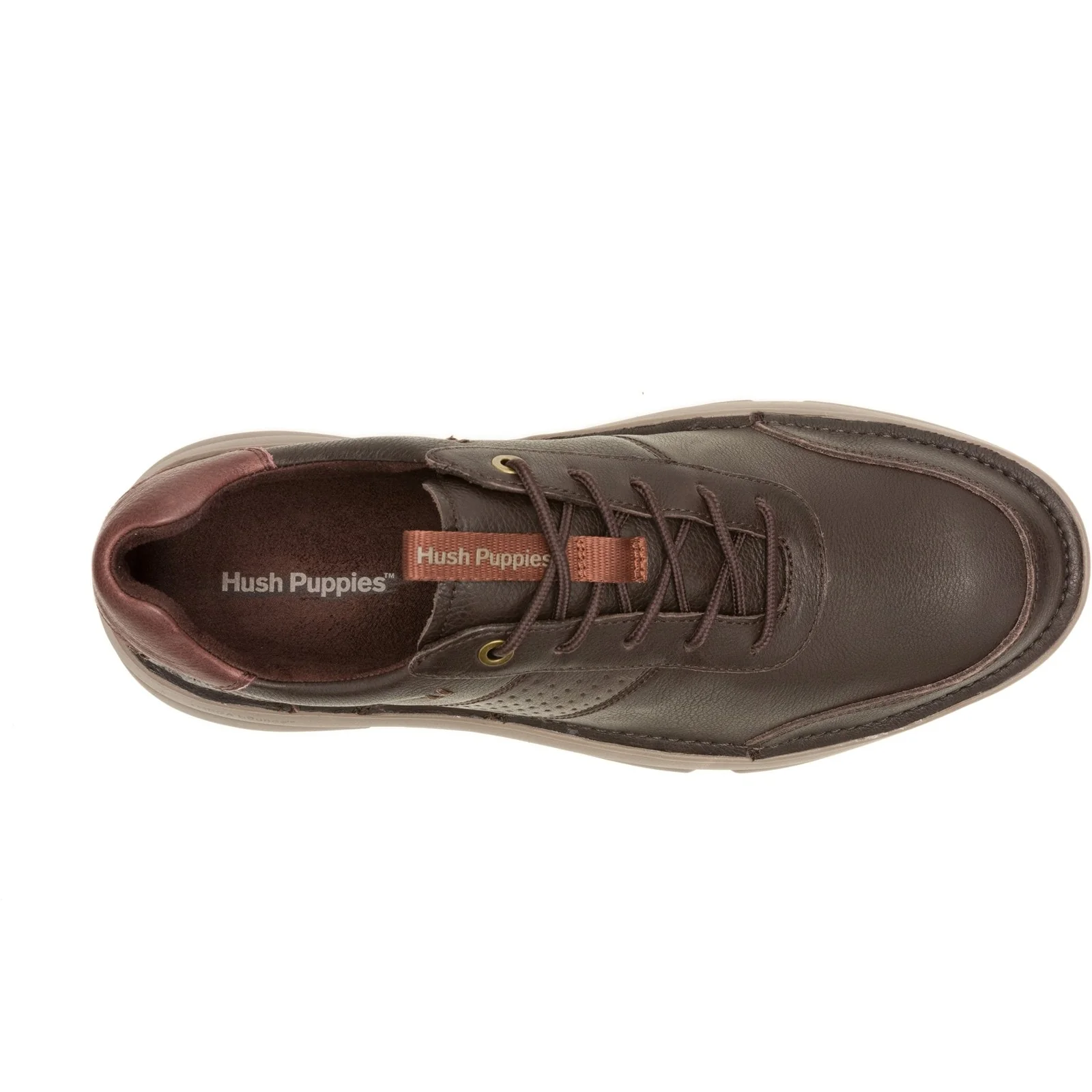 Hush Puppies Mens Baylor Sneaker Brown - Image 3