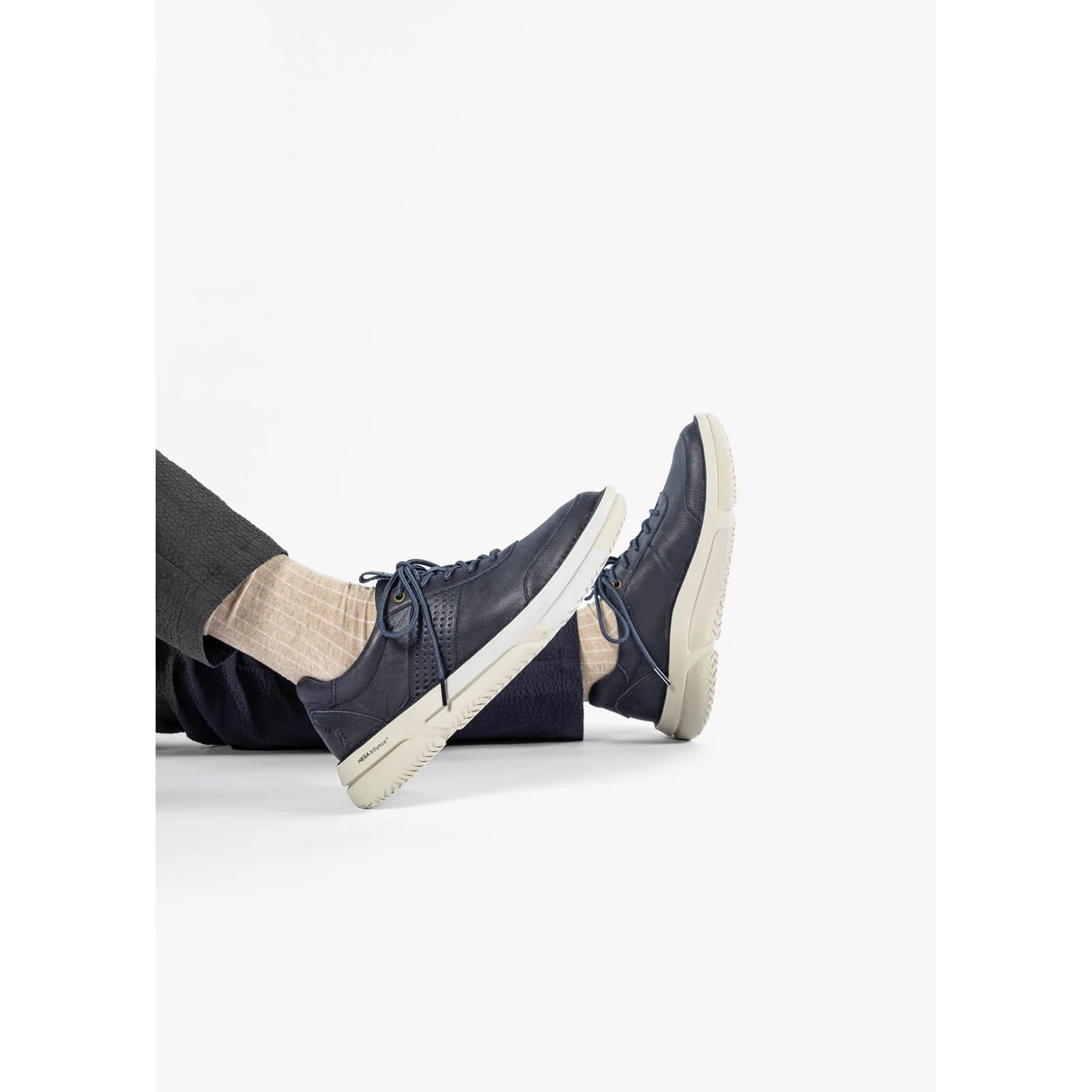 Hush Puppies Mens Baylor Sneaker Navy - Image 6