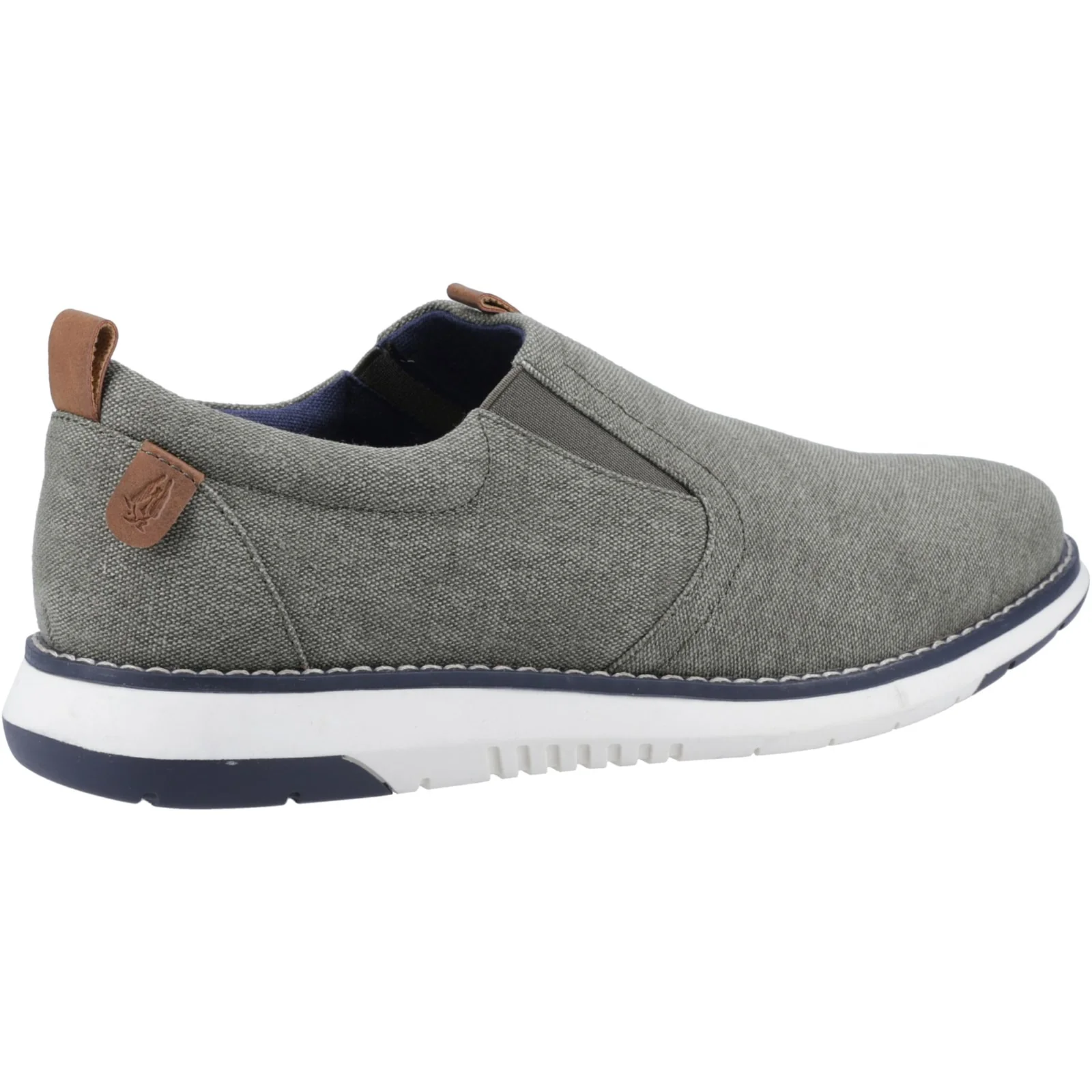 Hush Puppies Mens Benny Slip On Shoe Khaki - Image 3