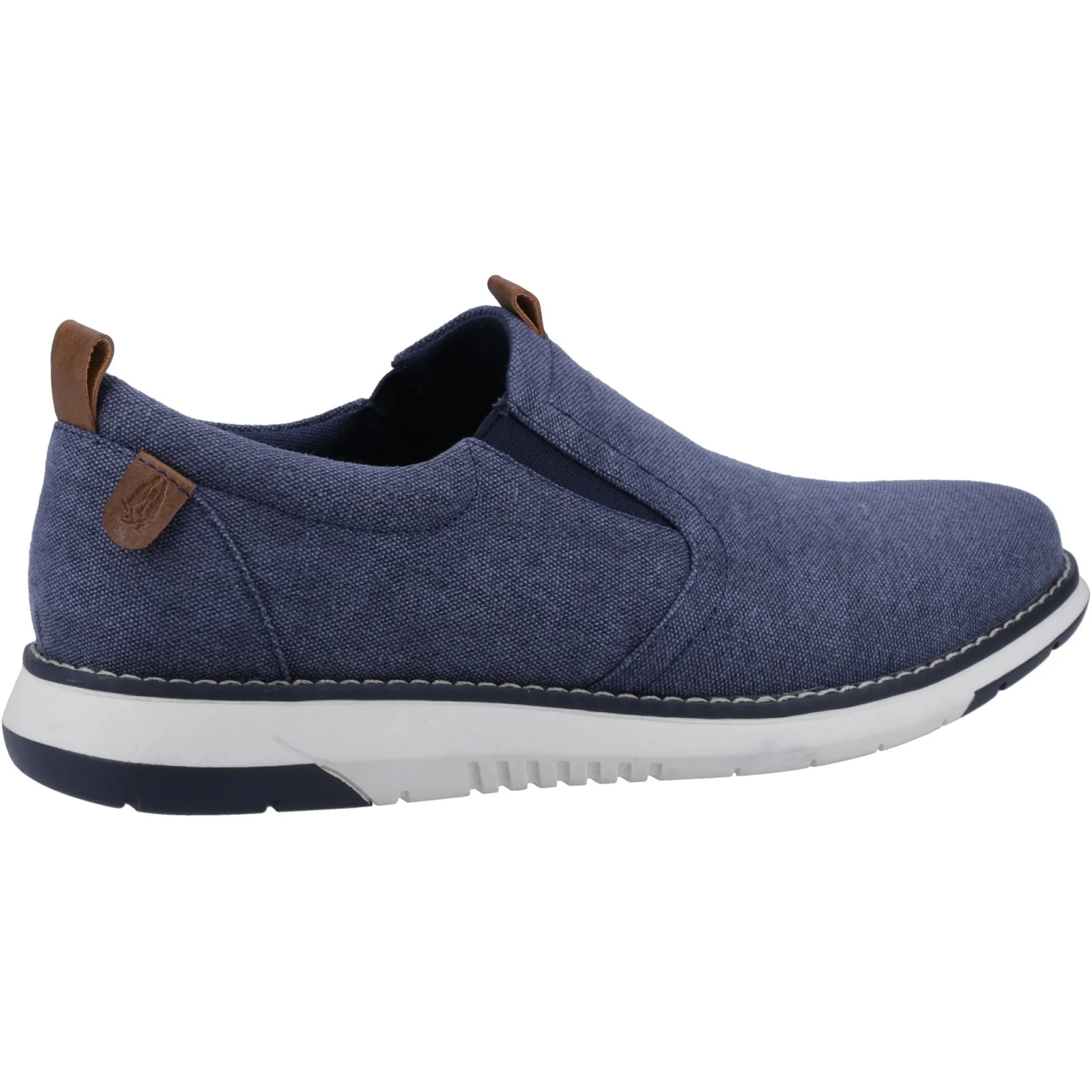 Hush Puppies Mens Benny Slip On Shoe Navy - Image 3