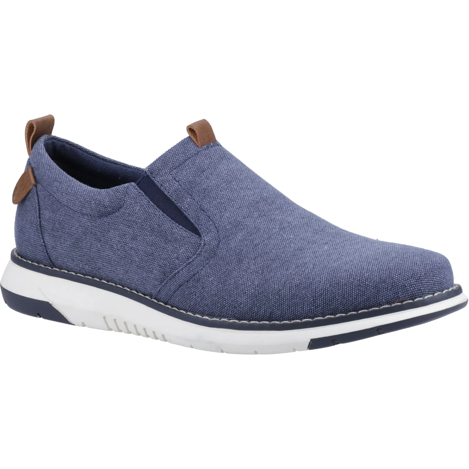 Hush Puppies Mens Benny Slip On Shoe Navy - Image 4