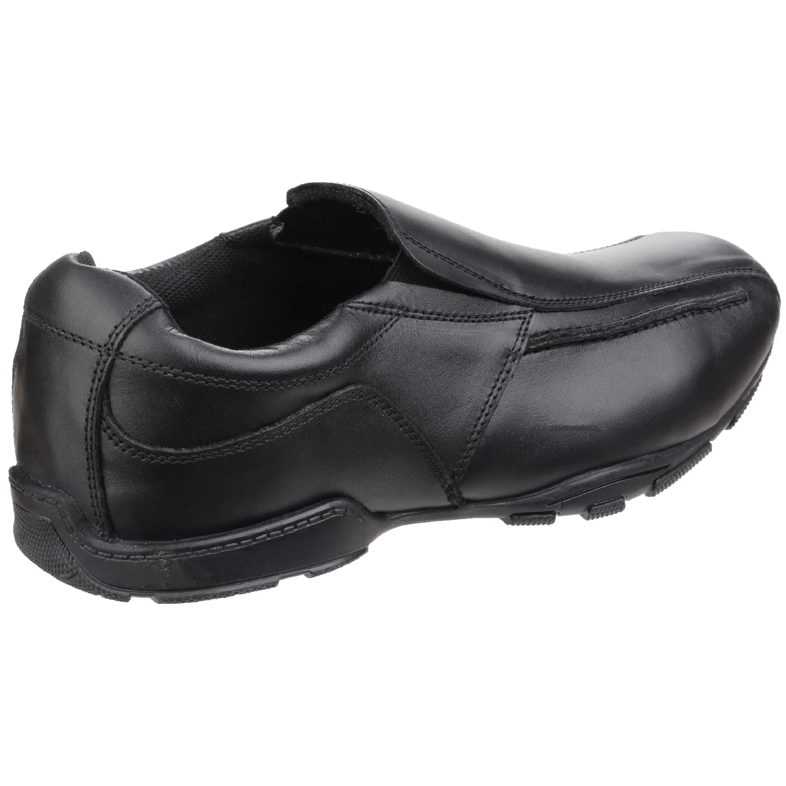 Hush Puppies Mens Bespoke Senior School Shoe Black - Image 3