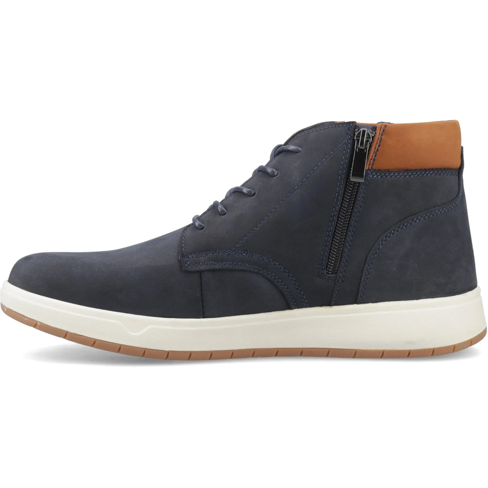 Hush Puppies Mens Bronko Chukka Boot Navy - Image 2