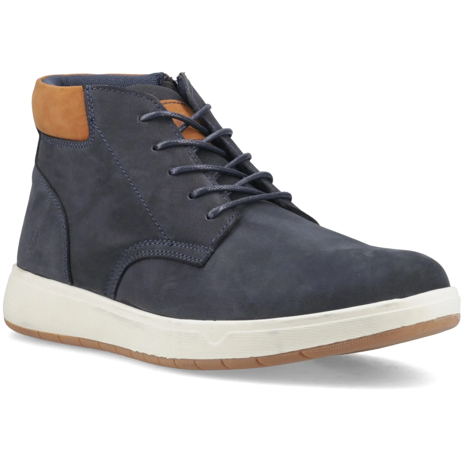 Hush Puppies Mens Bronko Chukka Boot Navy - Image 5