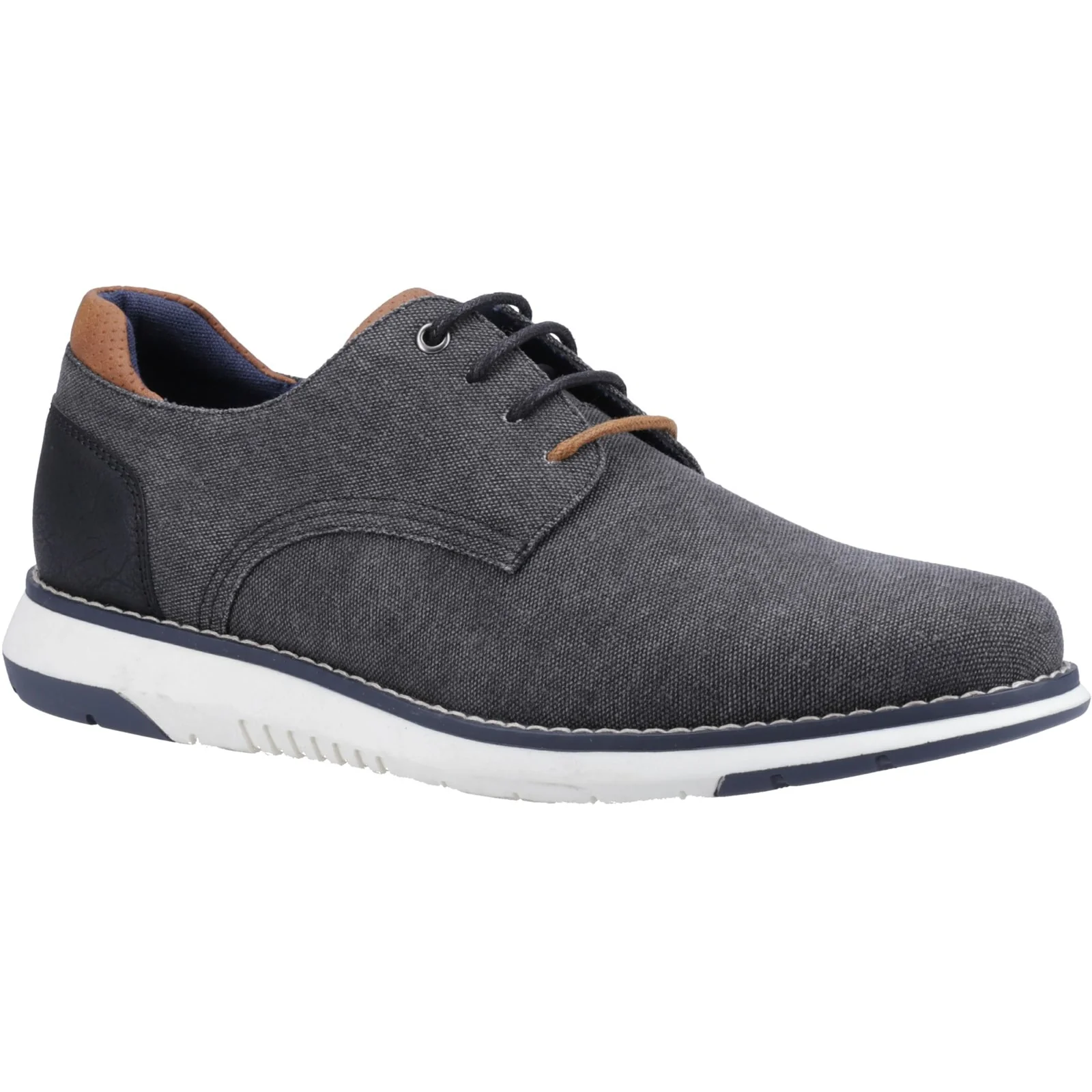 Hush Puppies Mens Bruce Lace Up Shoe Grey - Image 4
