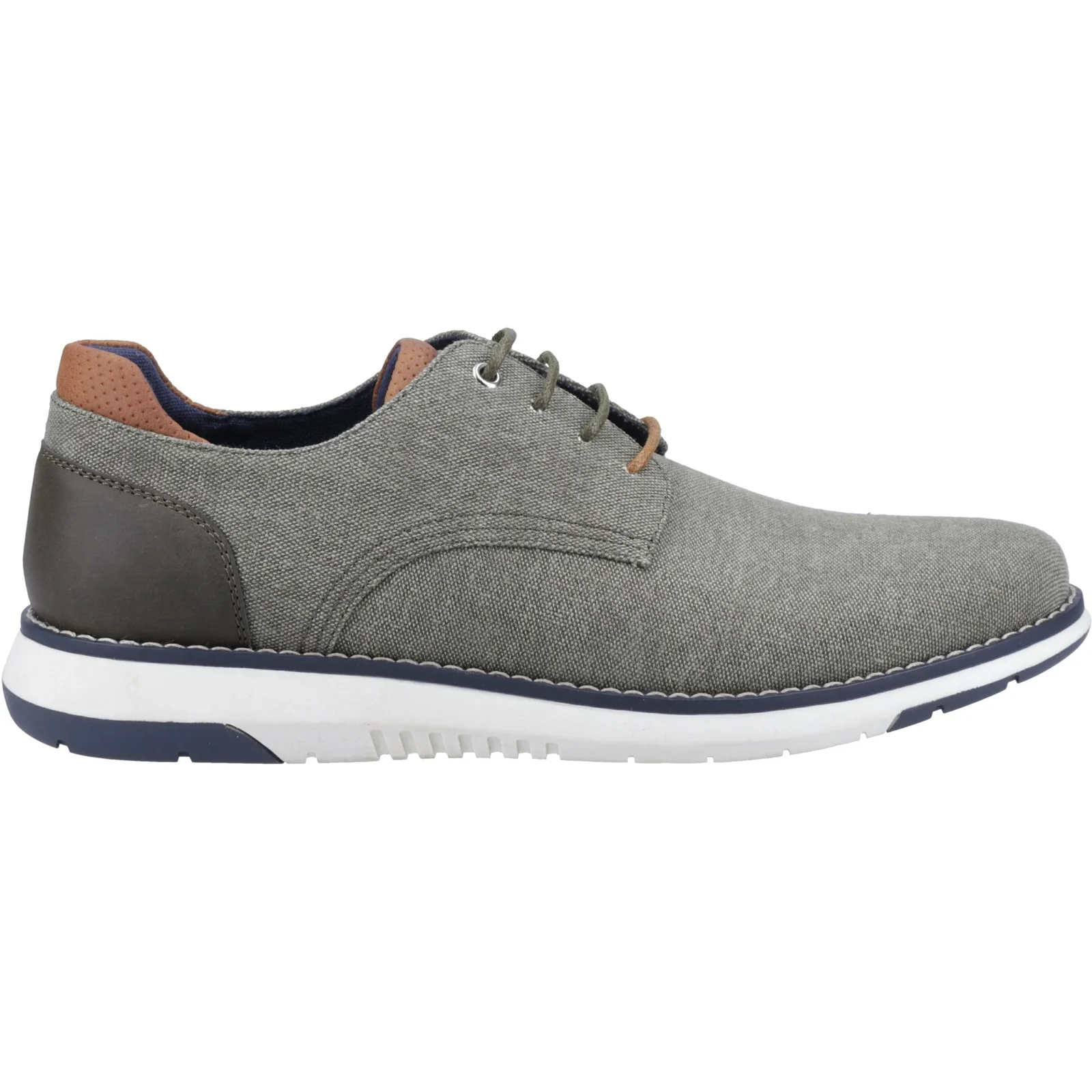 Hush Puppies Mens Bruce Lace Up Shoe Khaki