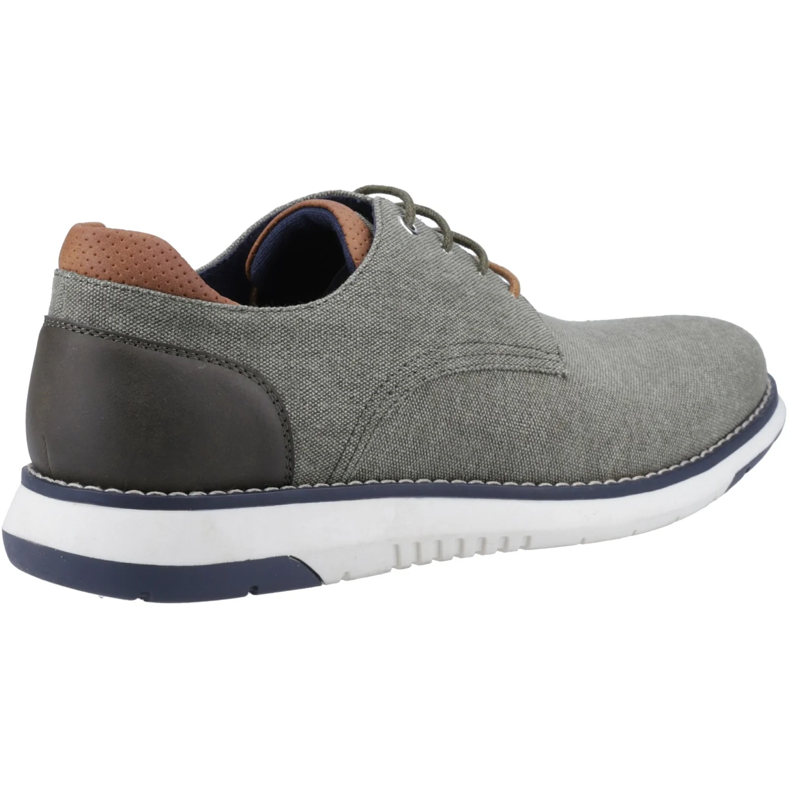 Hush Puppies Mens Bruce Lace Up Shoe Khaki - Image 3
