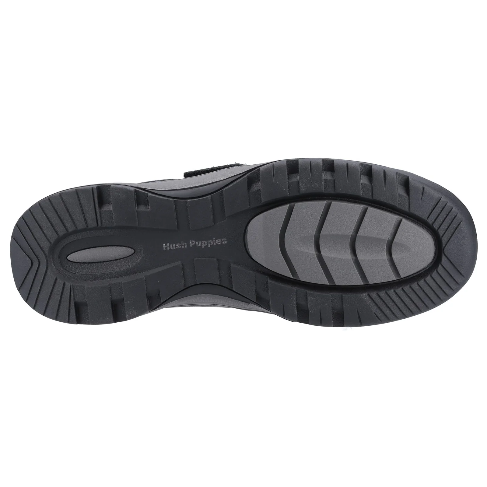 Hush Puppies Mens Casper Touch Fastening Shoes Black - Image 2