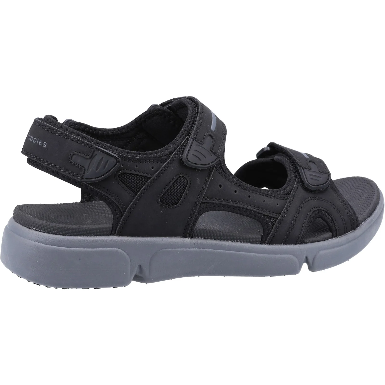 Hush Puppies Mens Castro Sandal Black - Image 3
