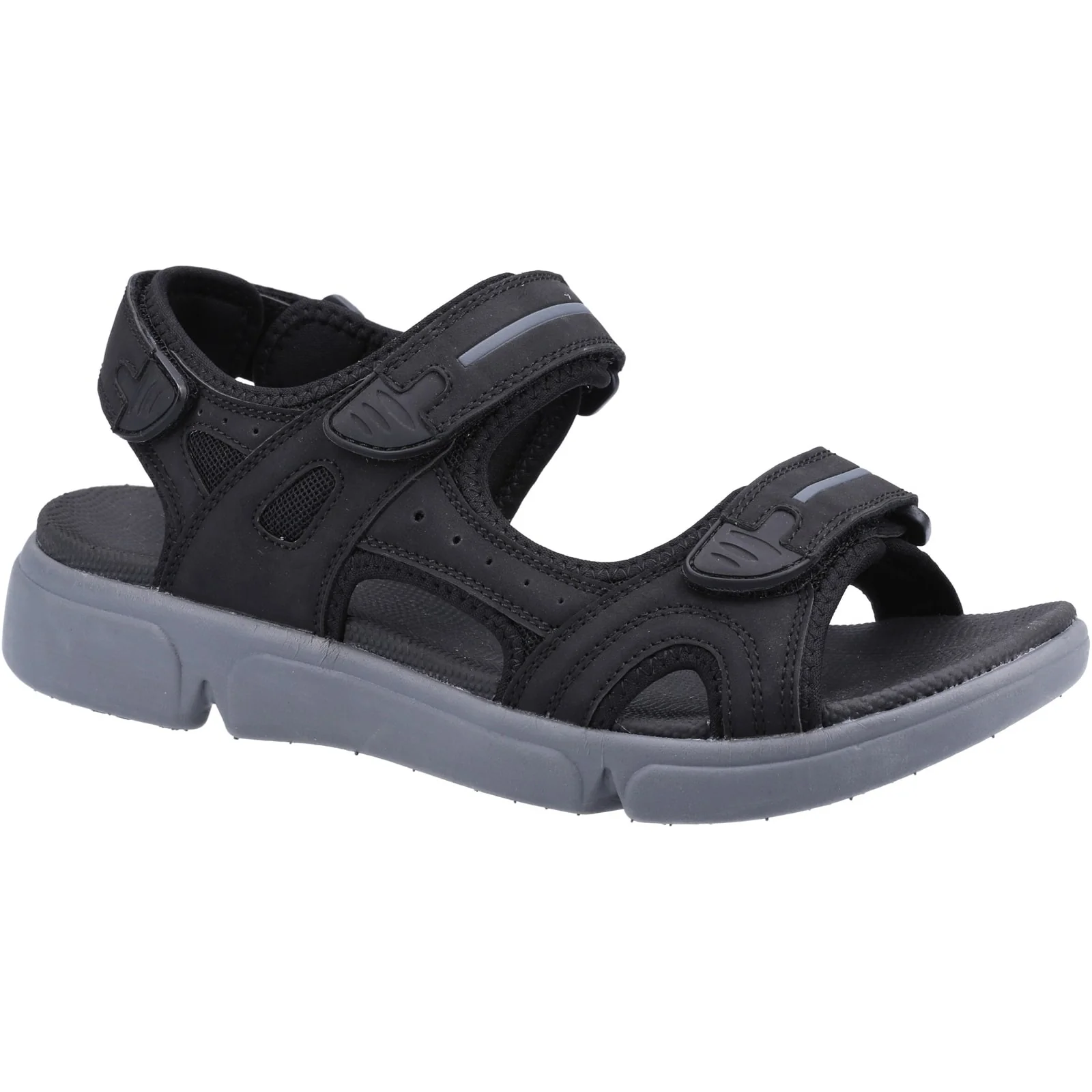 Hush Puppies Mens Castro Sandal Black - Image 4