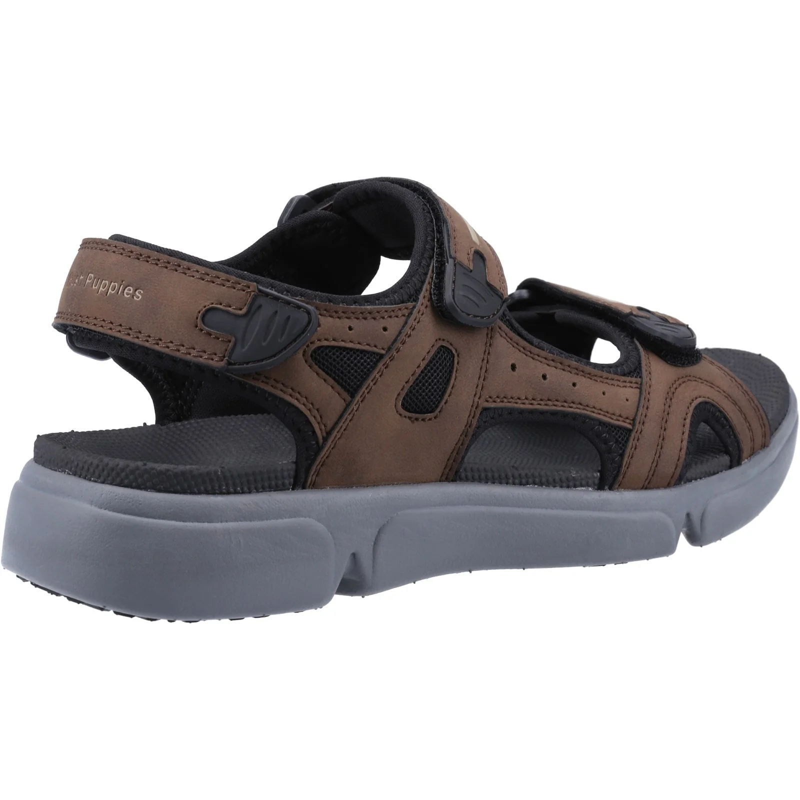 Hush Puppies Mens Castro Sandal Brown - Image 3